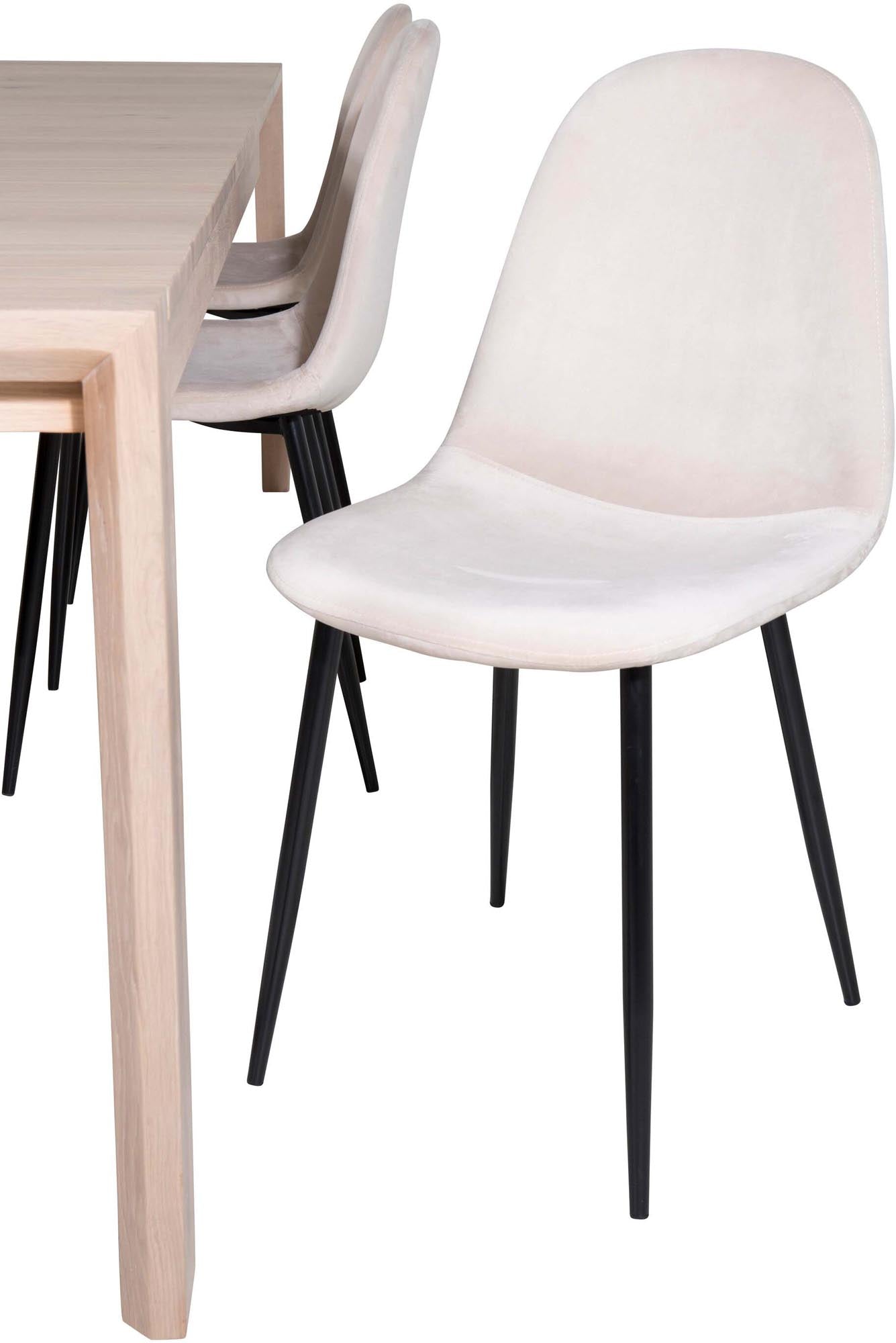 Venture Home Esszimmerset Slider: Ausziehbar, 170cm, 6 Stühle.