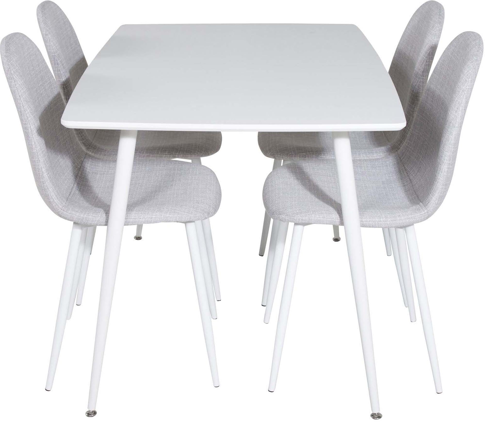 Stilvolles Polar Esszimmerset, 120cm Tisch & 4 Stühle von Venture Home.