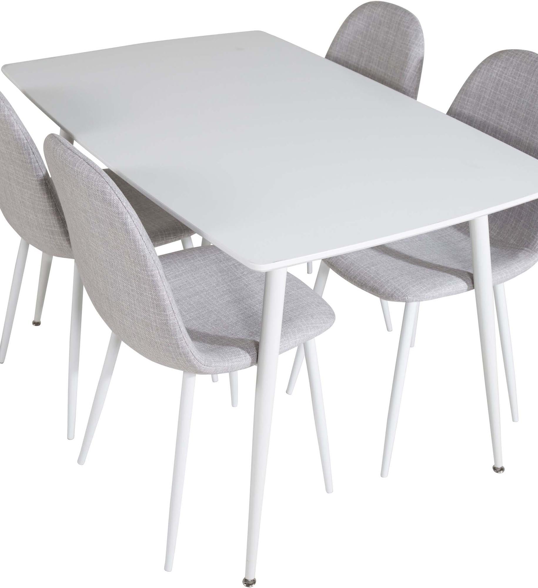 Elegantes Polar Esszimmerset, 120cm Tisch & 4 Stühle von Venture Home.