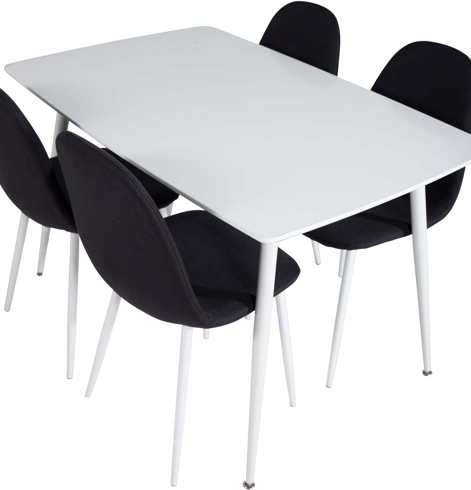 Entdecken Sie das stilvolle Polar Esszimmerset von Venture Home, ideal für gesellige Abende mit Familie und Freunden. Der 120 cm große Tisch und die ergonomischen Stühle bieten Komfort und Eleganz für jeden Essbereich.