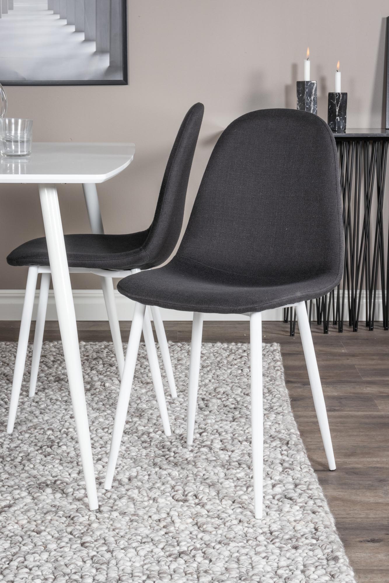 Stilvolles Polar Esszimmerset für 4 von Venture Home, 120cm Tisch.