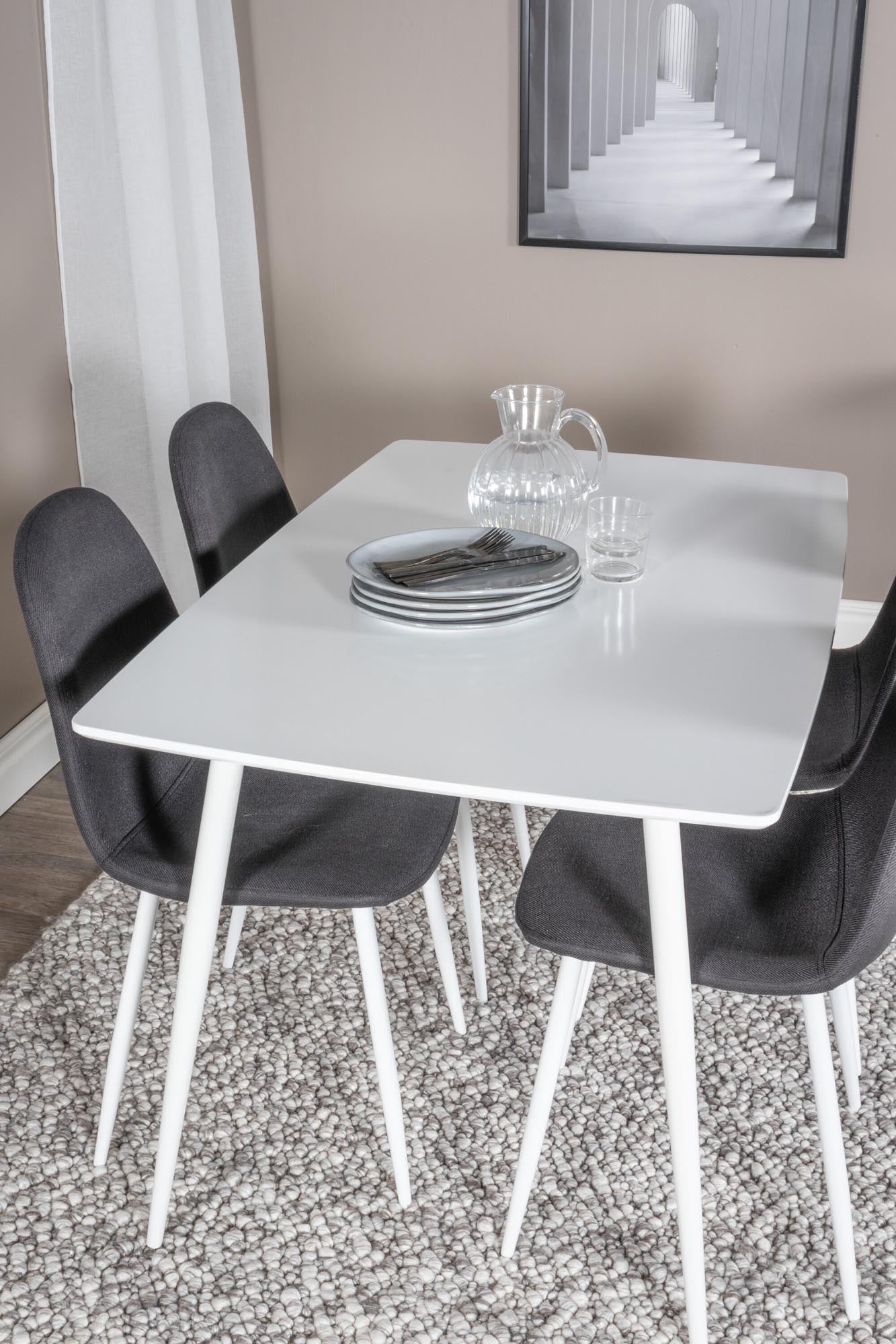 Venture Home Polar Set: Modernes Esszimmer für 4, 120cm Tisch.