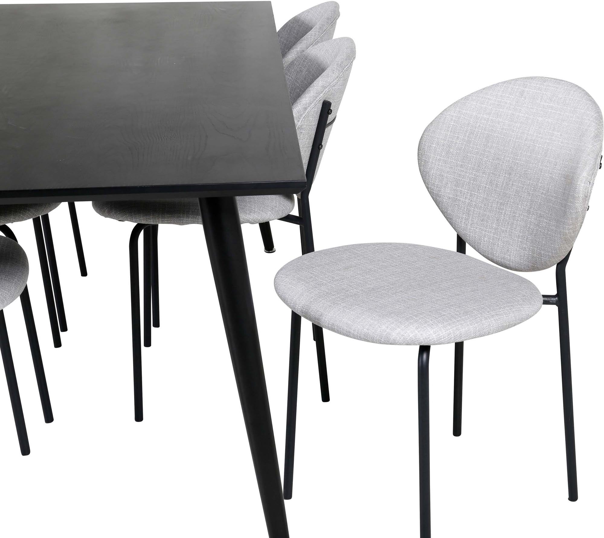 Stilvolles Dipp Esszimmerset mit 180cm Tisch und 6 bequemen Stühlen.