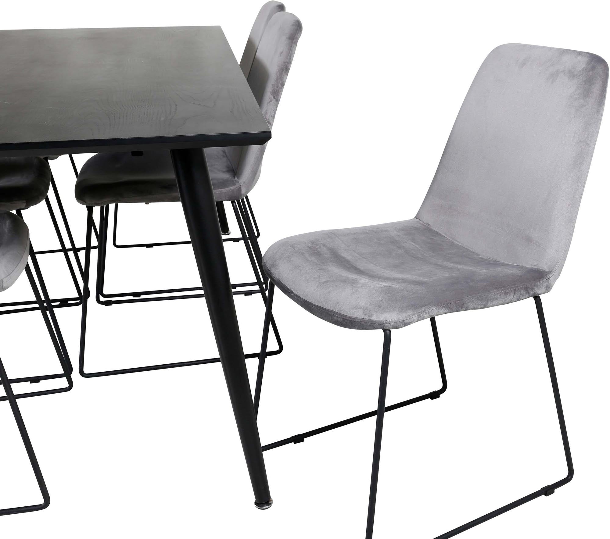 Elegantes Dipp Esszimmerset 180cm mit 6 Stühlen von Venture Home.