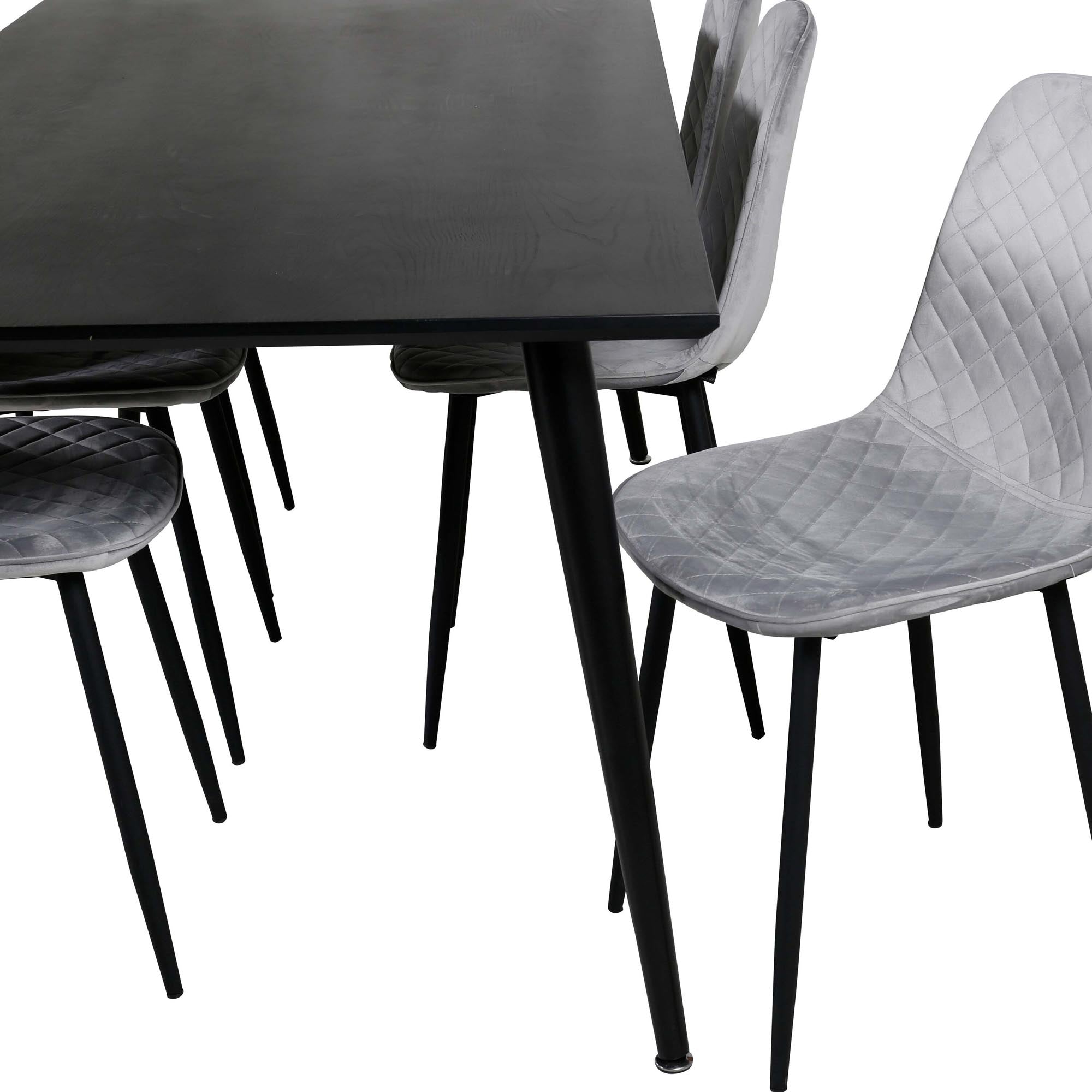 Elegantes Dipp Esszimmerset 180cm mit 6 Stühlen von Venture Home.