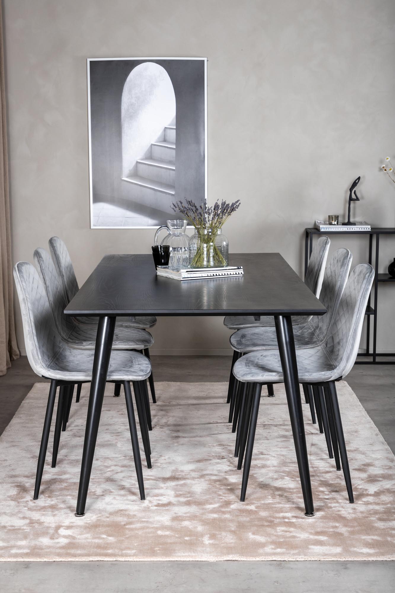 Stilvolles Esszimmerset Dipp + Polar Diamond 180cm von Venture Home.