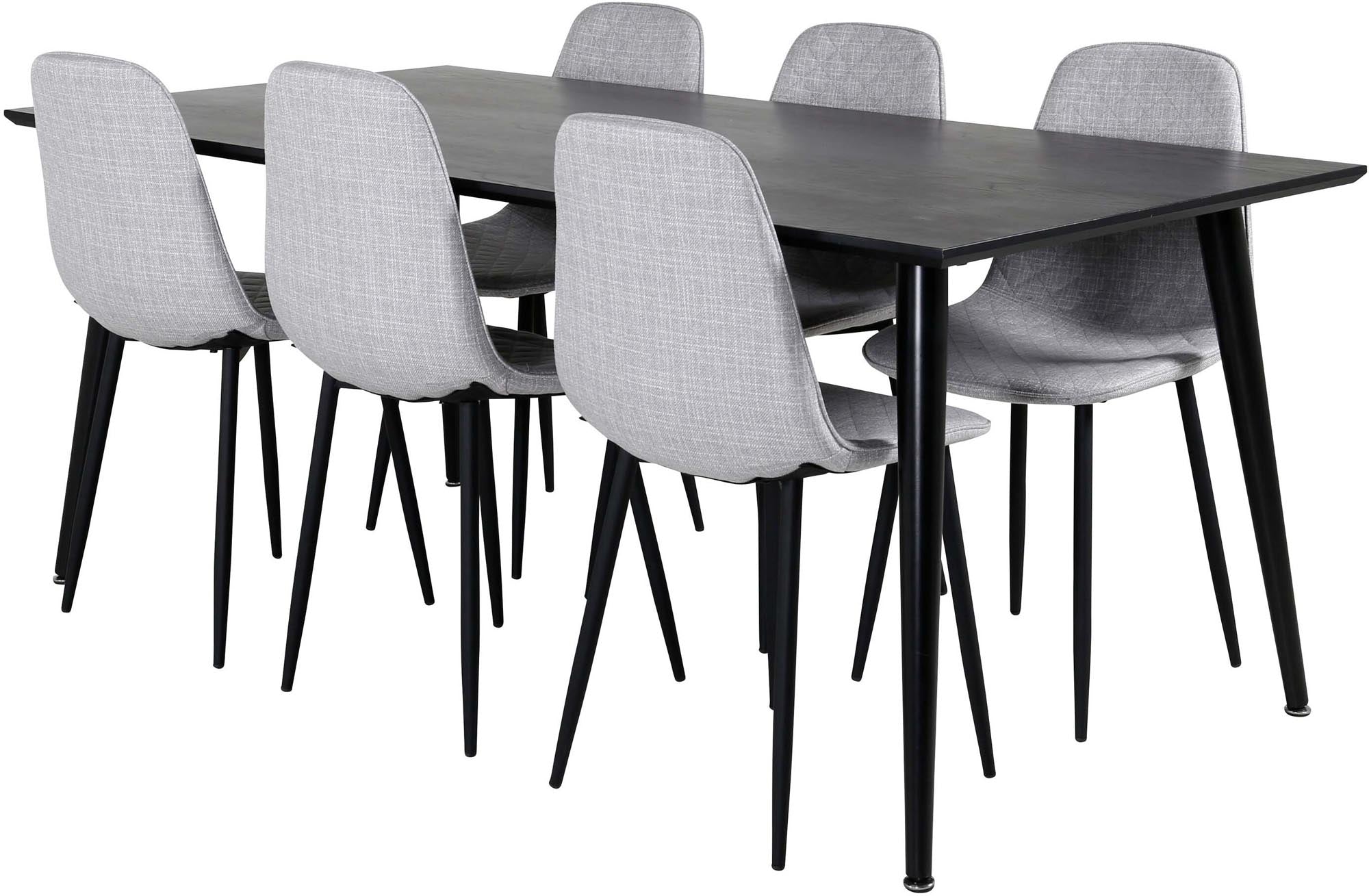 Modernes Dipp Esszimmerset 180cm mit 6 Stühlen von Venture Home.