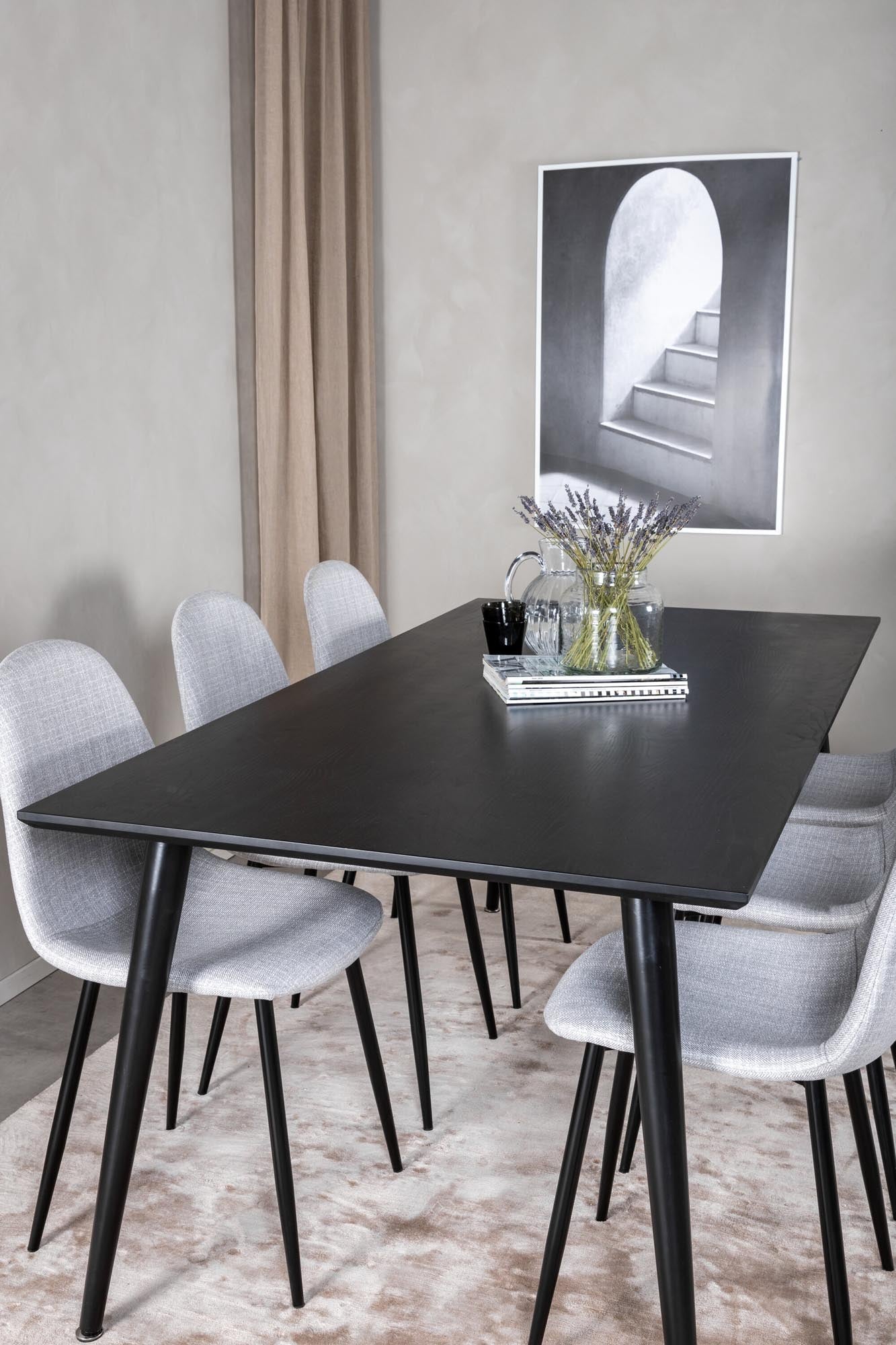 Erleben Sie das Dipp Esszimmerset + Polar 180cm/6St. von Venture Home – stilvoll, komfortabel und ideal für gesellige Momente mit Familie und Freunden.