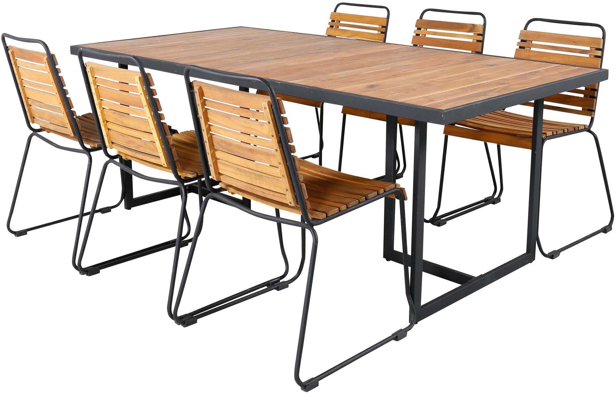 Robustes Khung Tischset: Ideal für gesellige Runden im Freien.