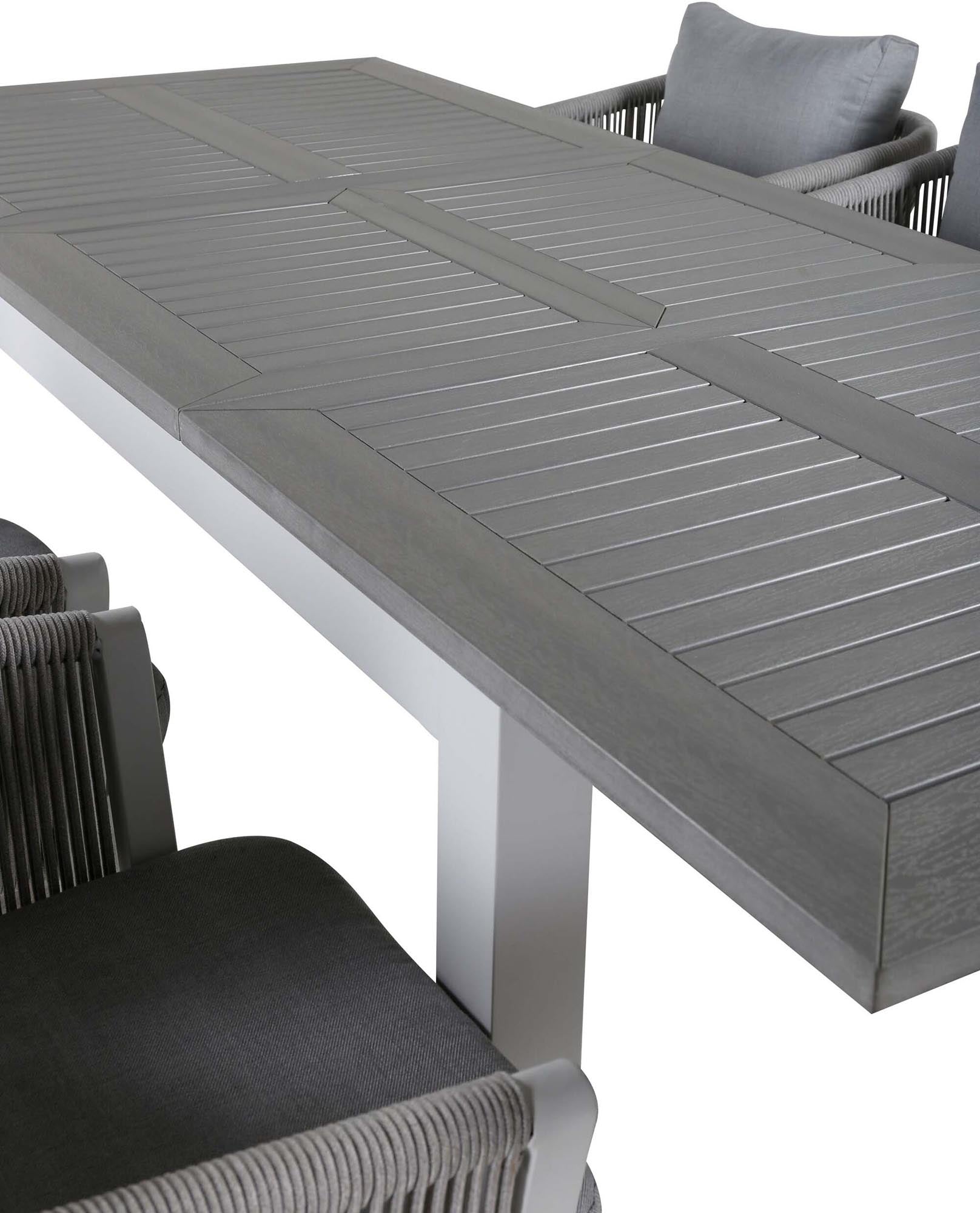 Venture Home Albany: Anpassbares Outdoor-Set mit 4 Stühlen.