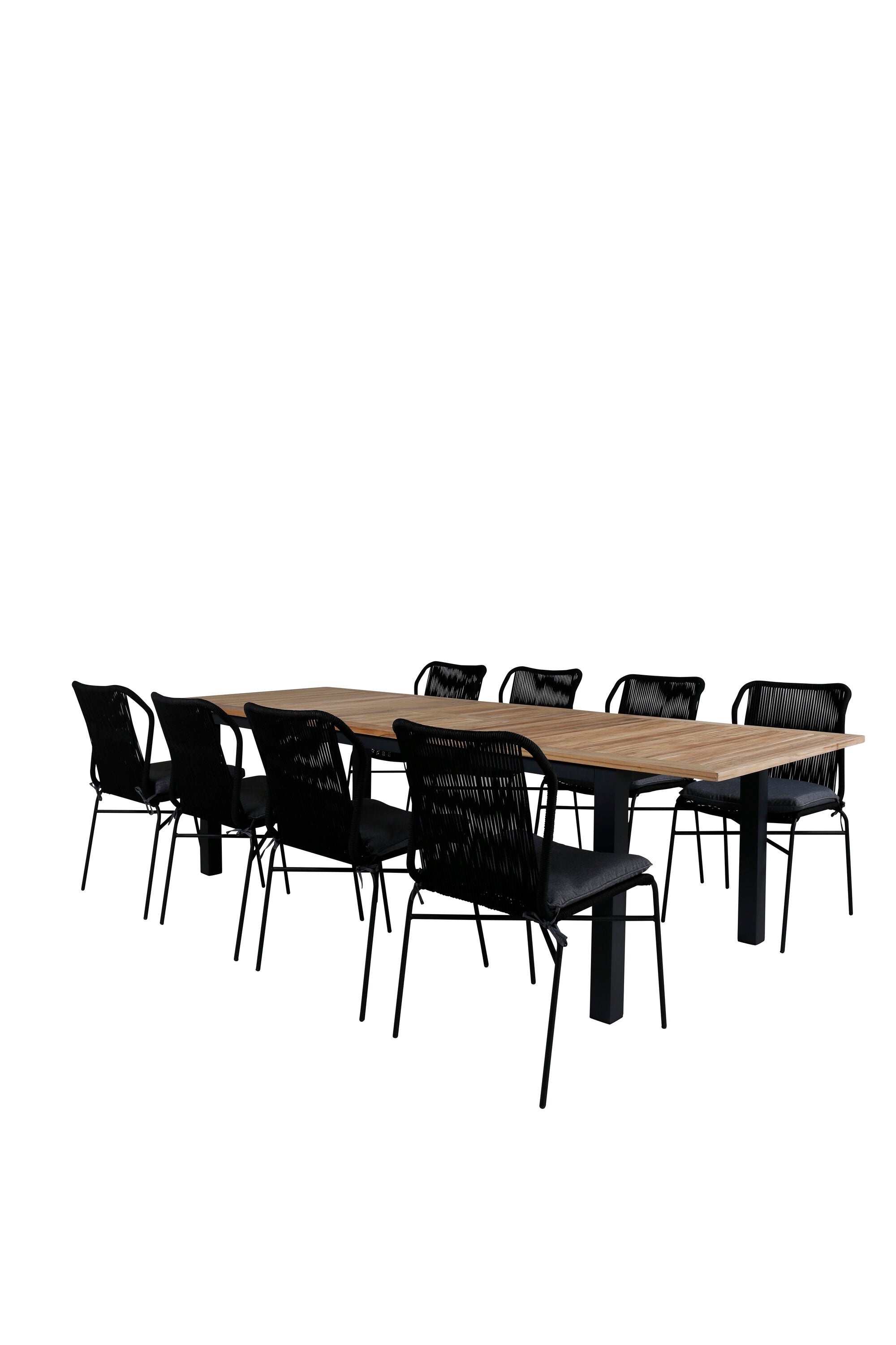 Panama Gartentischset Julian von Venture Home, ausziehbar, perfekt für gemütliche und elegante Outdoor-Erlebnisse.