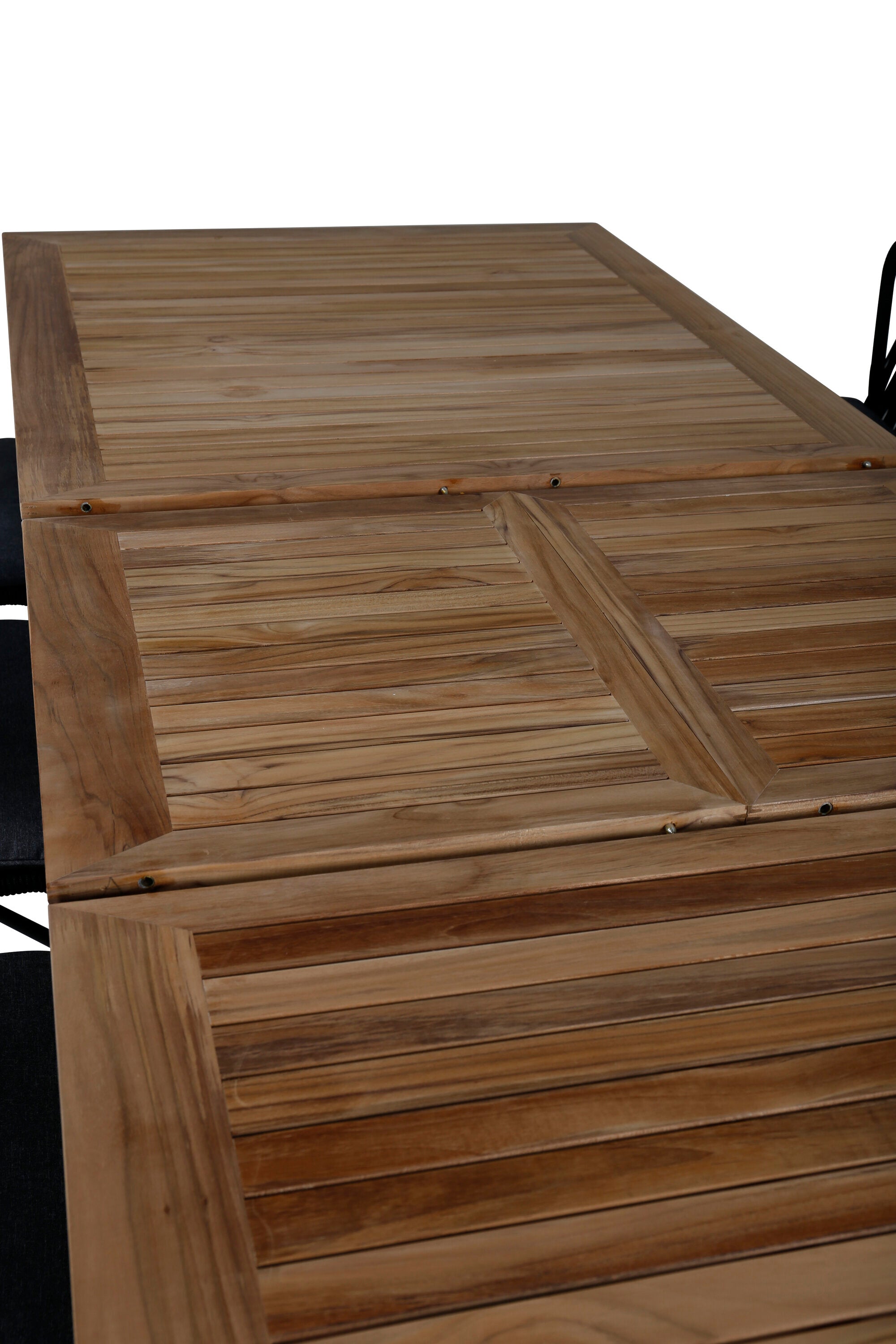 Elegantes Panama Gartentischset Julian von Venture Home, ausziehbar, ideal für stilvolle und komfortable Outdoor-Momente.