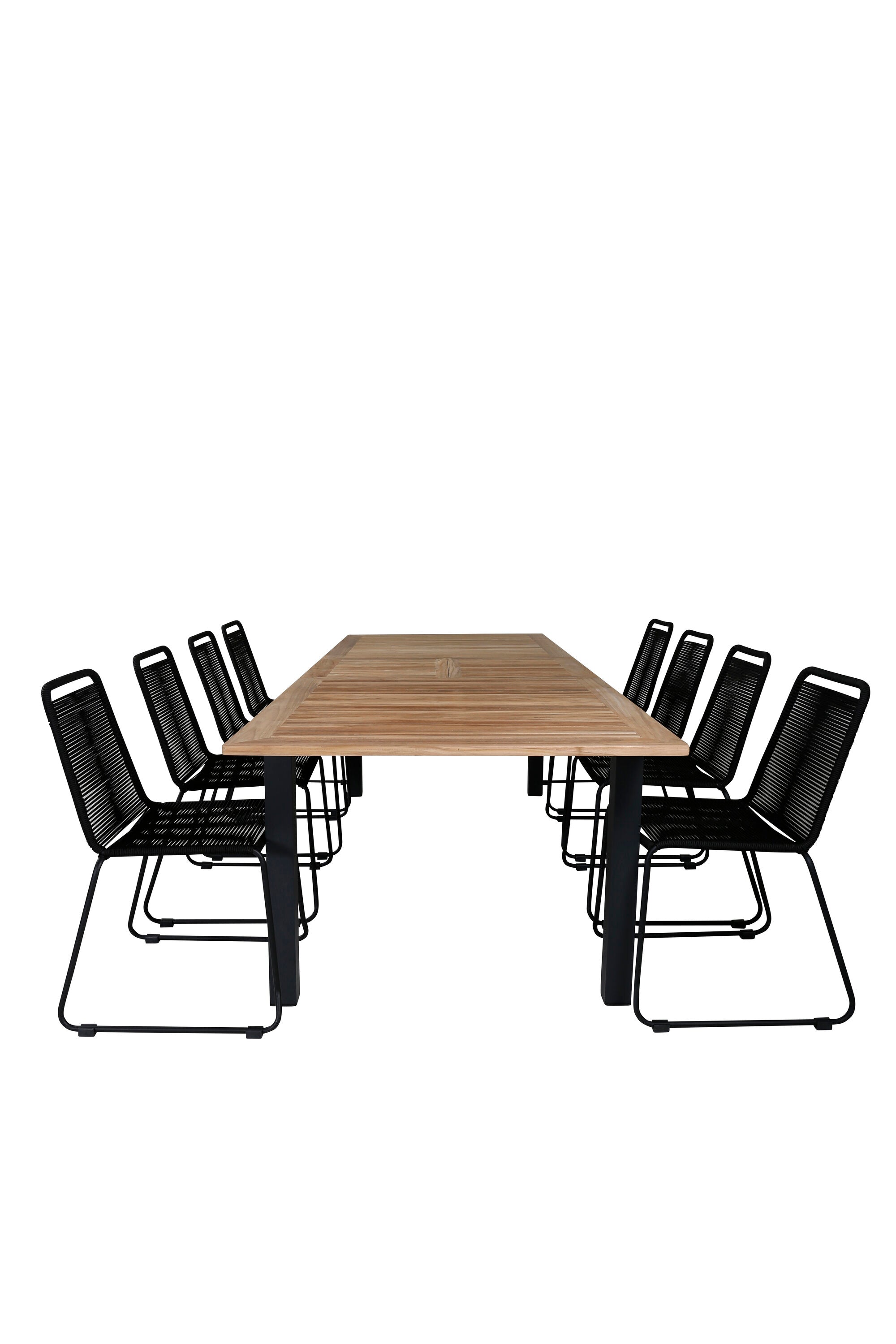 Panama Gartentischset Lindos, 8-teilig, ausziehbar, von Venture Home – stilvolles Design für Ihre Outdoor-Oase.