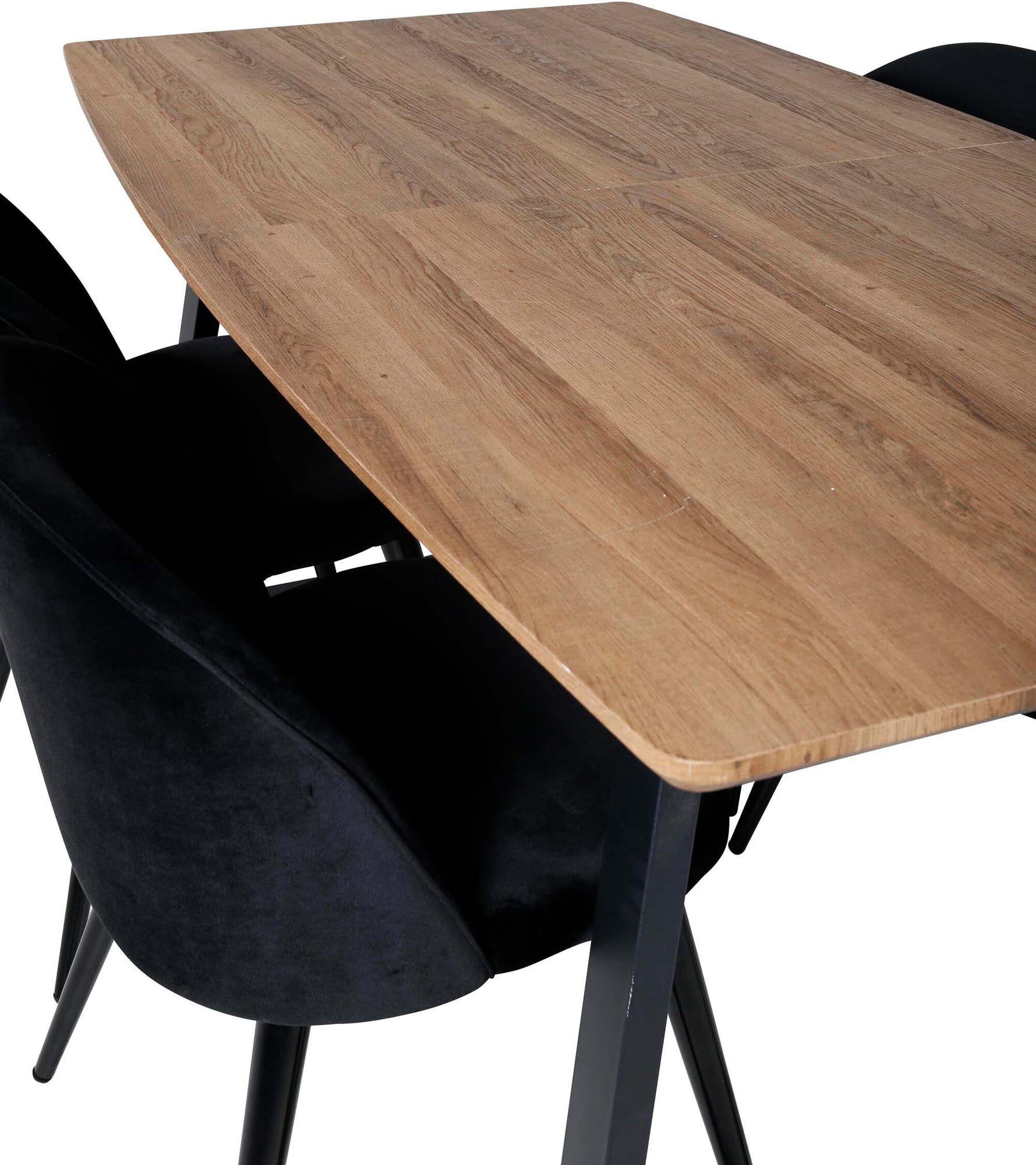 Inca Esszimmerset: Elegantes, ausziehbares Design mit luxuriösen Samt-Stühlen für gesellige Anlässe und unvergessliche Momente.