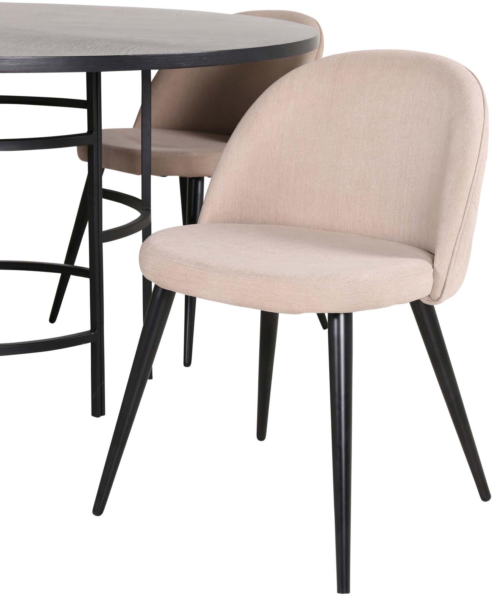 Esszimmerset Copenhagen + Velvet: Stilvolles Design trifft auf hohen Komfort. Ideal für gesellige Runden und entspannte Mahlzeiten in Ihrem Essbereich.