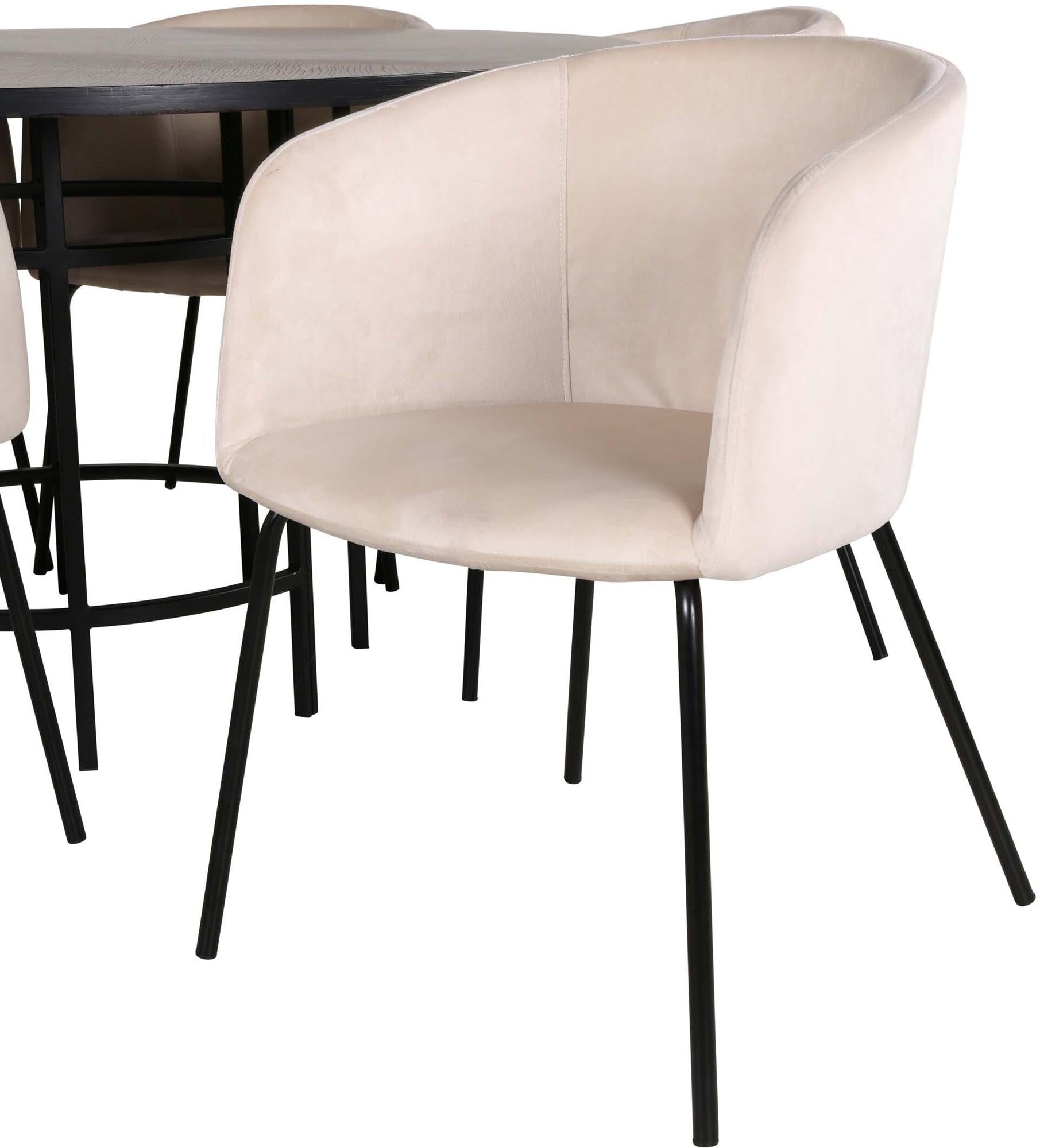 Skandinavisches Esszimmerset für stilvolle und gemütliche Runden.