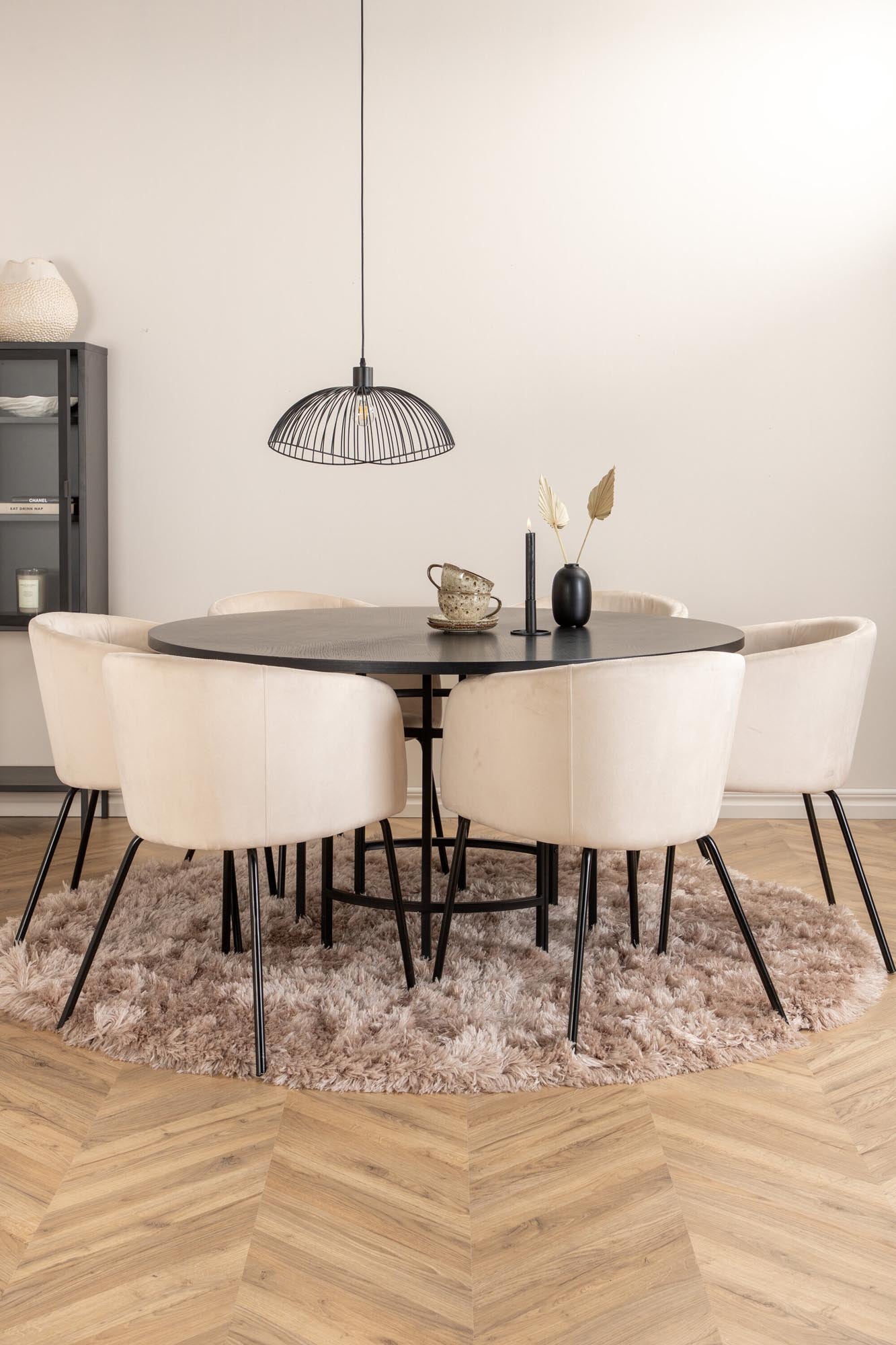 Rundes Esszimmerset Copenhagen + Berit für moderne Wohnräume.