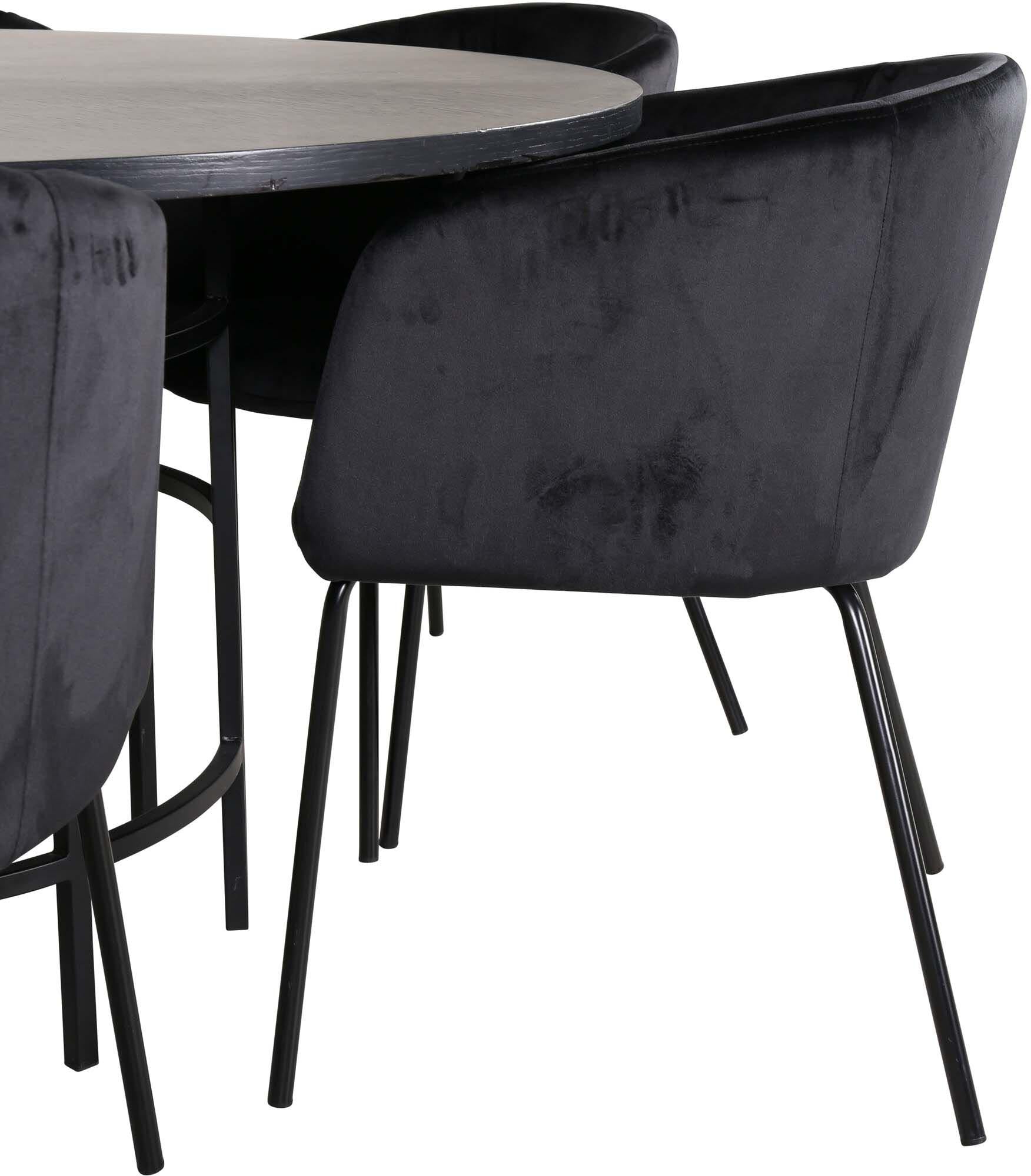 Elegantes Esszimmerset für nordische Eleganz und Komfort.