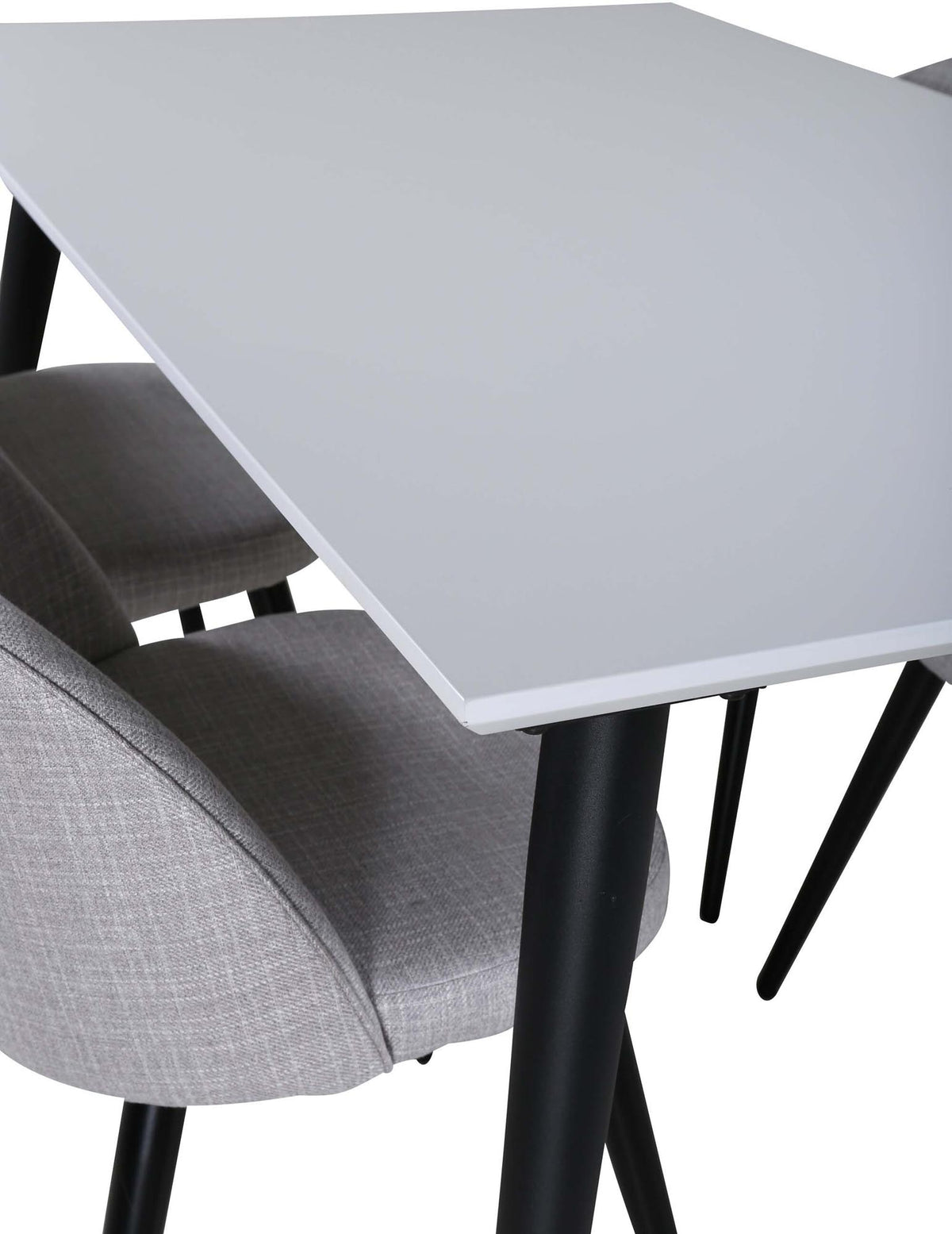 Jimmy Esszimmerset + Velvet 150cm/4St. in Schwarz präsentiert im Onlineshop von KAQTU Design AG. Esszimmerset ist von Venture Home