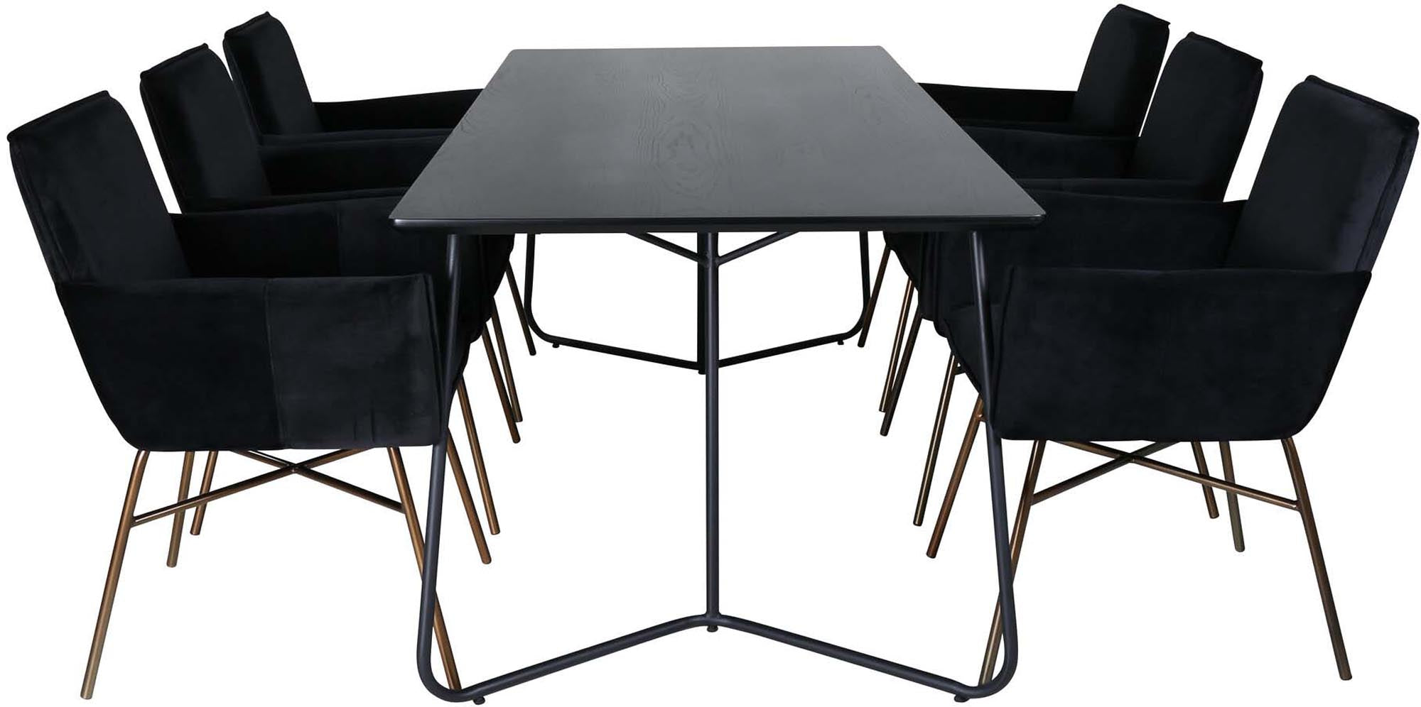 Stilvolles Petra Esszimmerset 190cm/6St. von Venture Home kaufen.