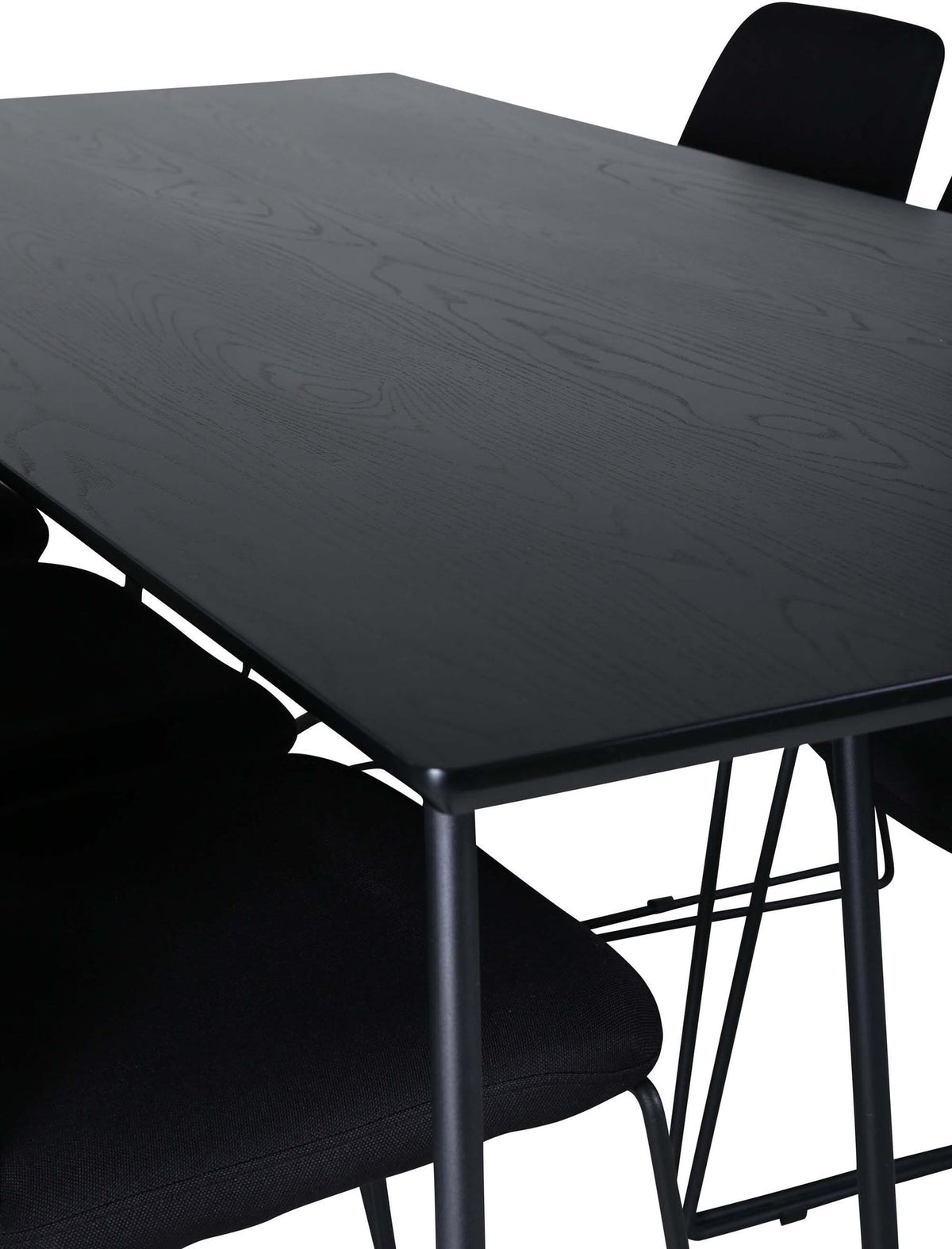 Petra Esszimmerset + Muce 190cm/6St. in Schwarz präsentiert im Onlineshop von KAQTU Design AG. Esszimmerset ist von Venture Home
