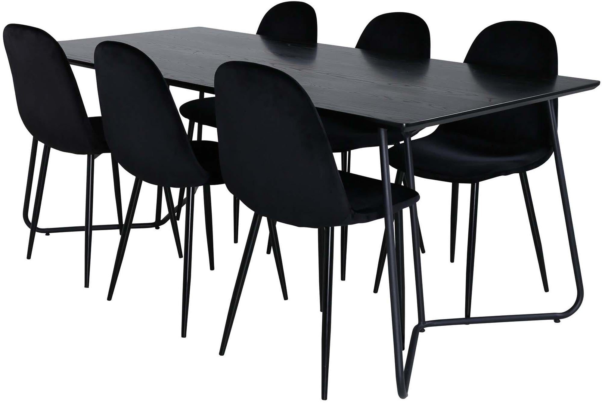 Modernes Petra Esszimmerset 190cm: Komfort und Design vereint.