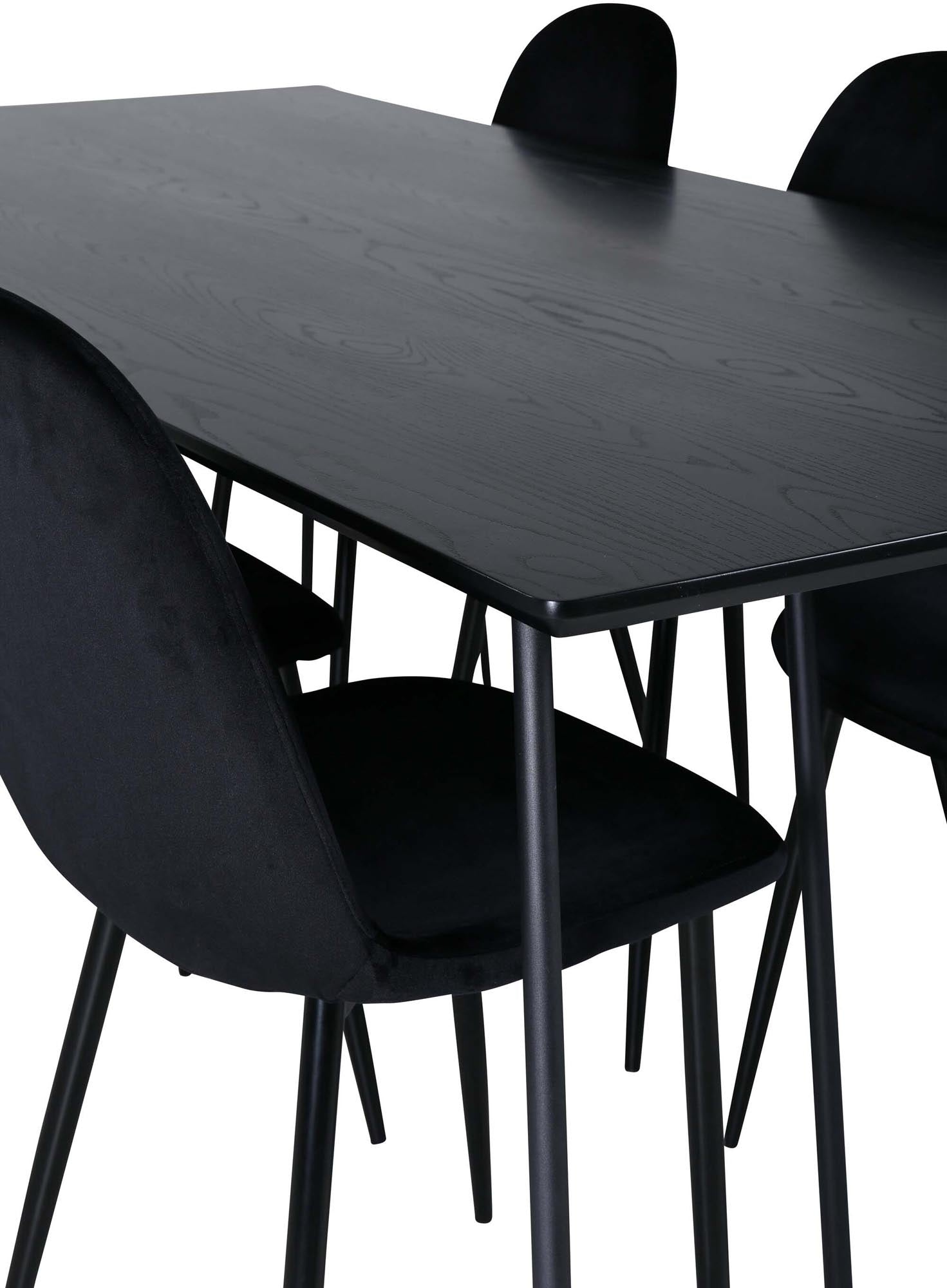 Elegantes Esszimmerset Petra + Polar 190cm: Stilvolle Möbel für gesellige Abende und entspannte Frühstücke.