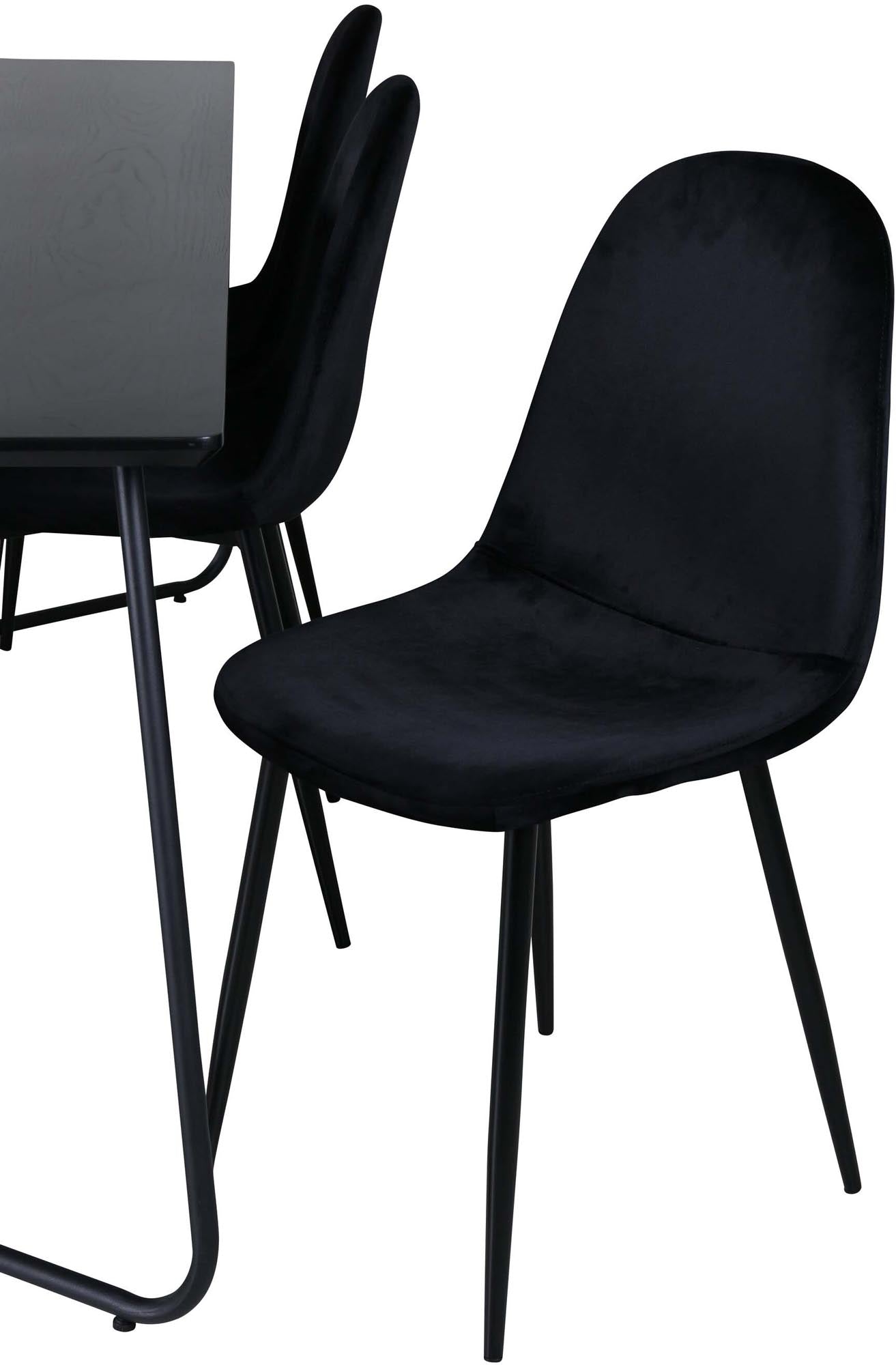 Entdecken Sie das elegante Petra Esszimmerset + Polar 190cm/6St. von Venture Home – der perfekte Mix aus Komfort und modernem Design für gesellige Momente.