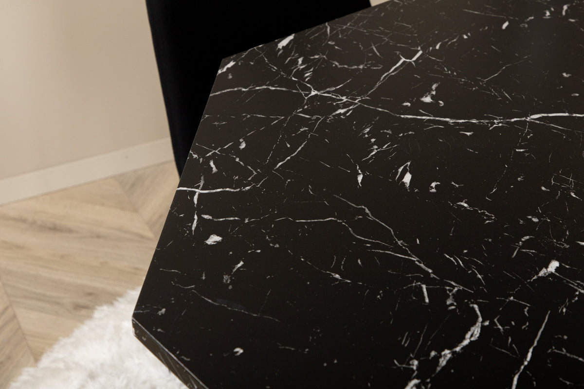 Marbs Esszimmerset + Muce ⌀110cm/4St. in Schwarz präsentiert im Onlineshop von KAQTU Design AG. Esszimmerset ist von Venture Home