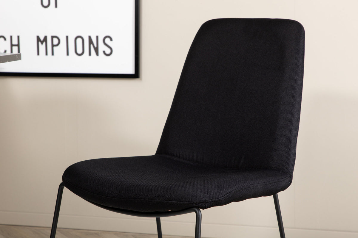 Marbs Esszimmerset + Muce ⌀110cm/4St. in Schwarz präsentiert im Onlineshop von KAQTU Design AG. Esszimmerset ist von Venture Home