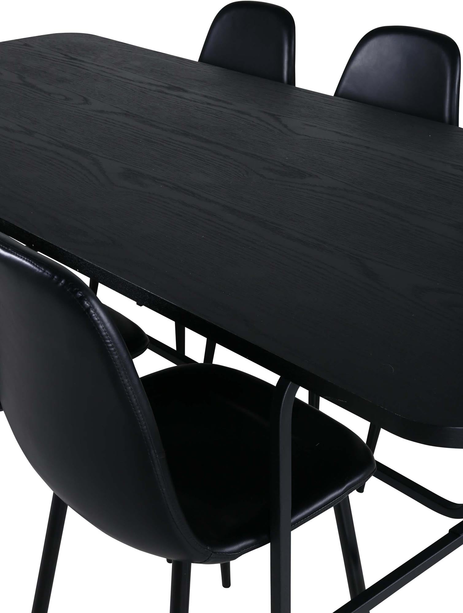 Elegantes Uno Esszimmerset: 200cm Tisch mit 6 Stühlen von Venture Home.