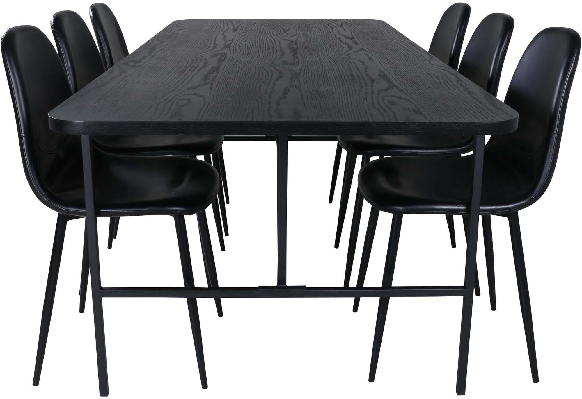 Modernes Uno Esszimmerset, 200cm Tisch, 6 Stühle von Venture Home.