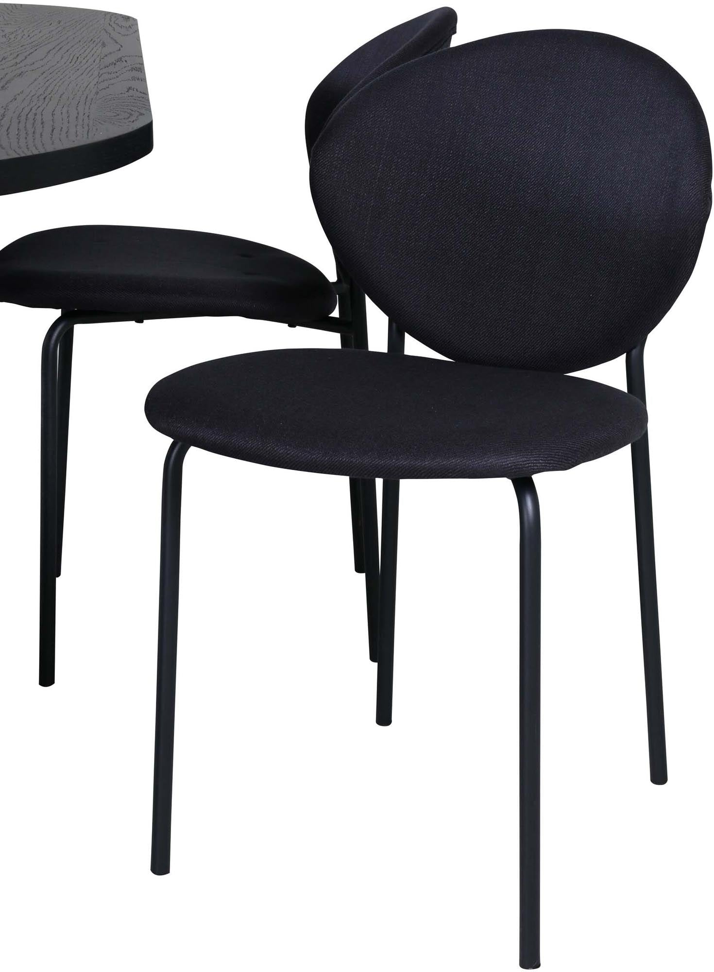 Stilvolles Bianca Esszimmerset 200cm mit 4 Stühlen von Venture Home.