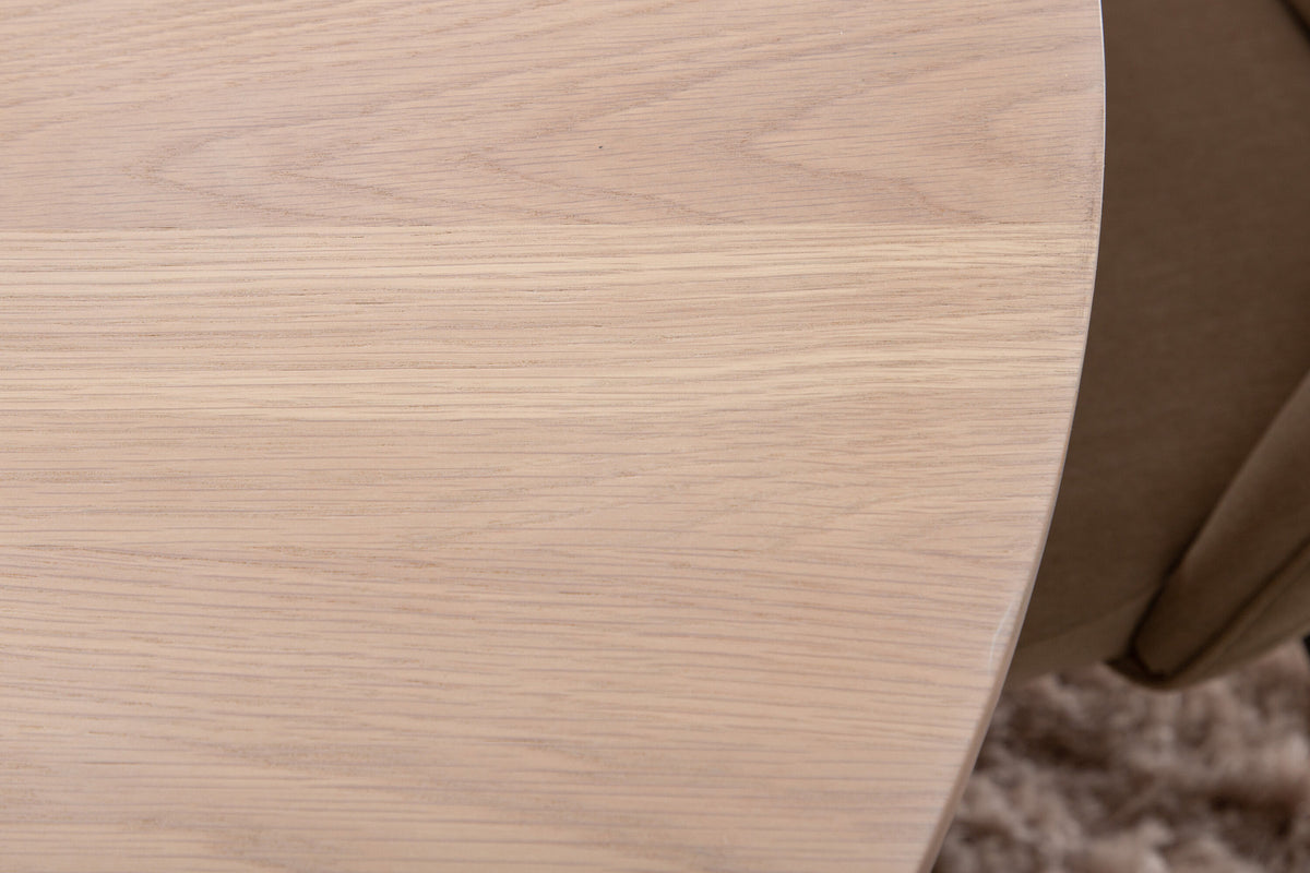 Bianca Esszimmerset + Velvet ⌀110cm/4St. in Weiss / Beige präsentiert im Onlineshop von KAQTU Design AG. Esszimmerset ist von Venture Home