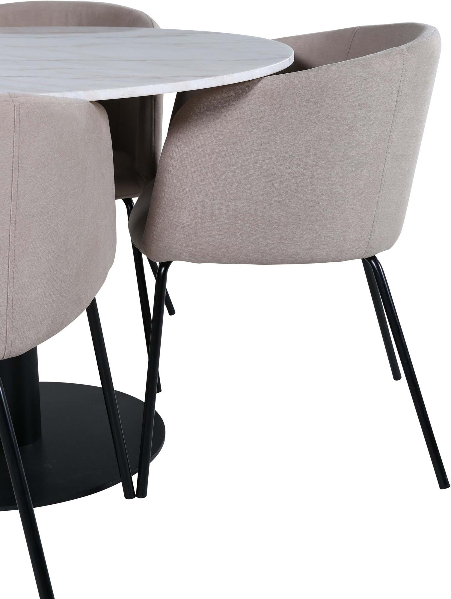 Venture Home Esszimmerset Estelle + Berit: Modernes Design für 4.