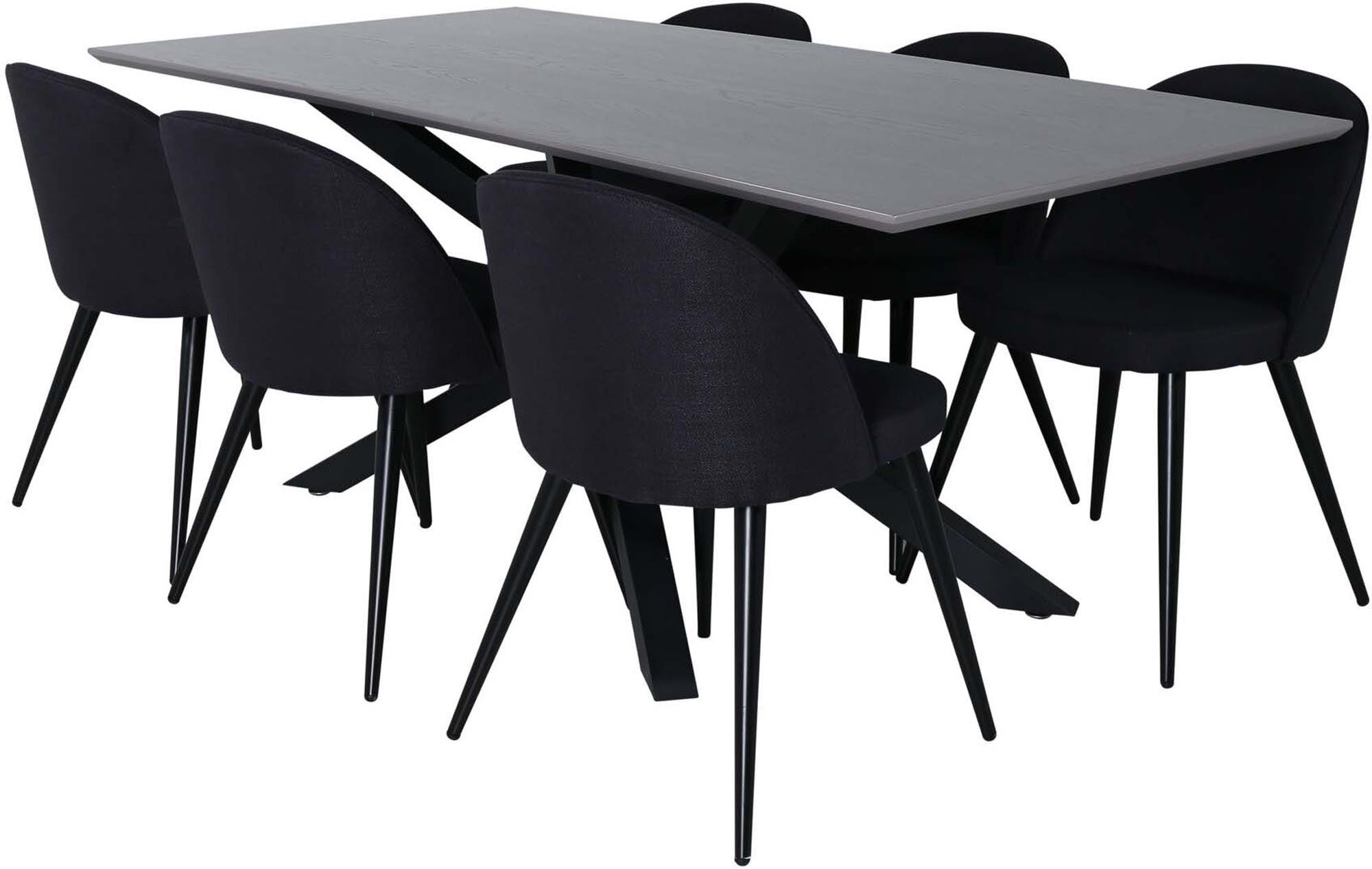 Luxuriöses Piazza Esszimmerset: Velvet-Design für stilvolle Eleganz.