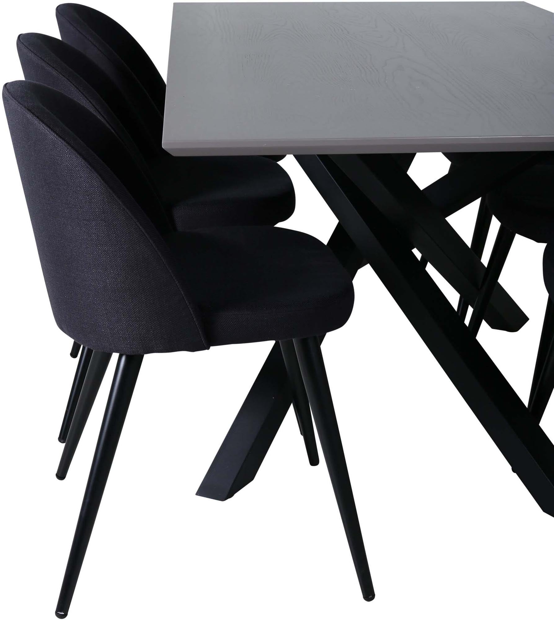 Elegantes Piazza Esszimmerset: Velvet-Design für moderne Wohnräume.