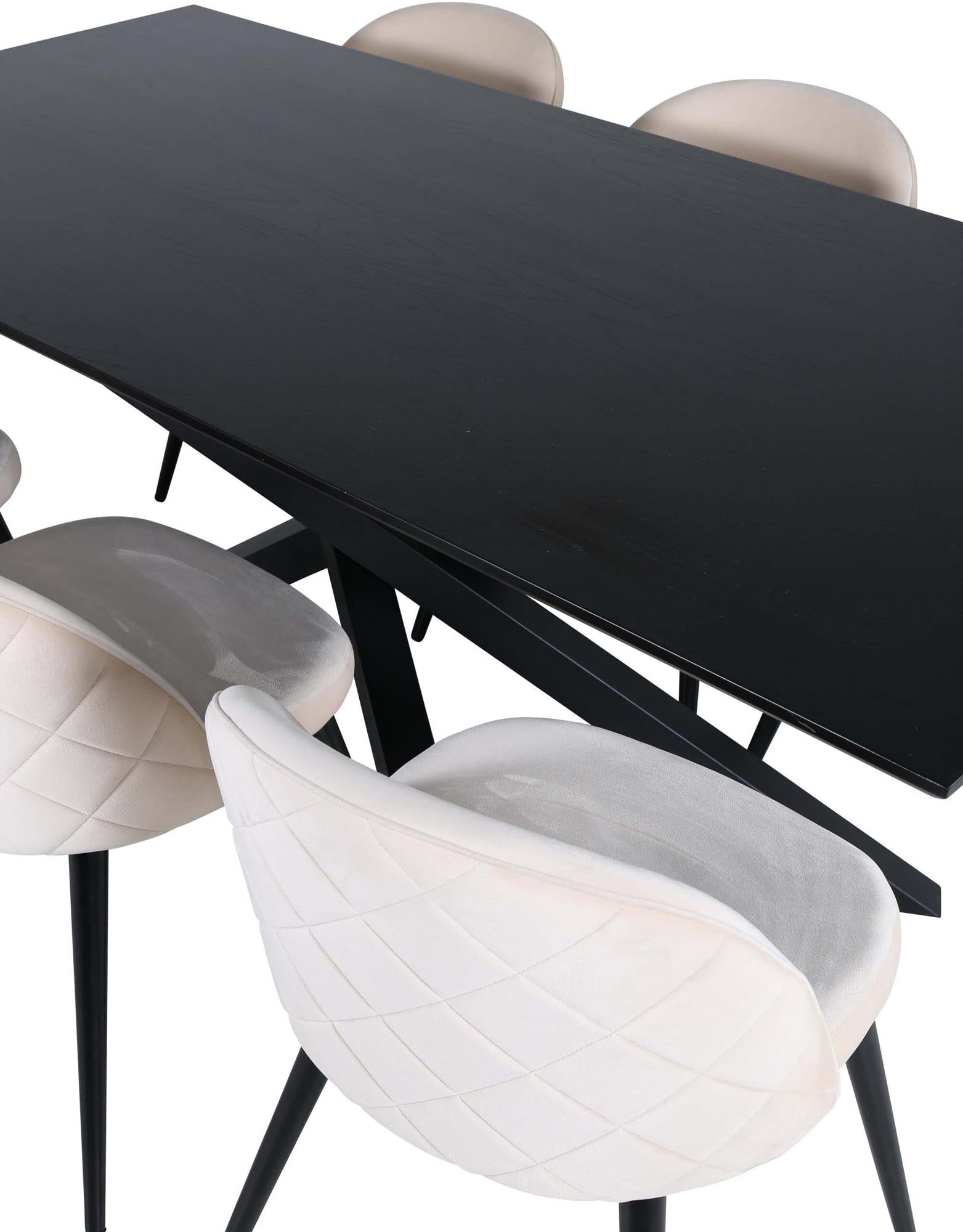 Piazza Esszimmerset: Luxuriöses Design trifft auf samtige Eleganz.