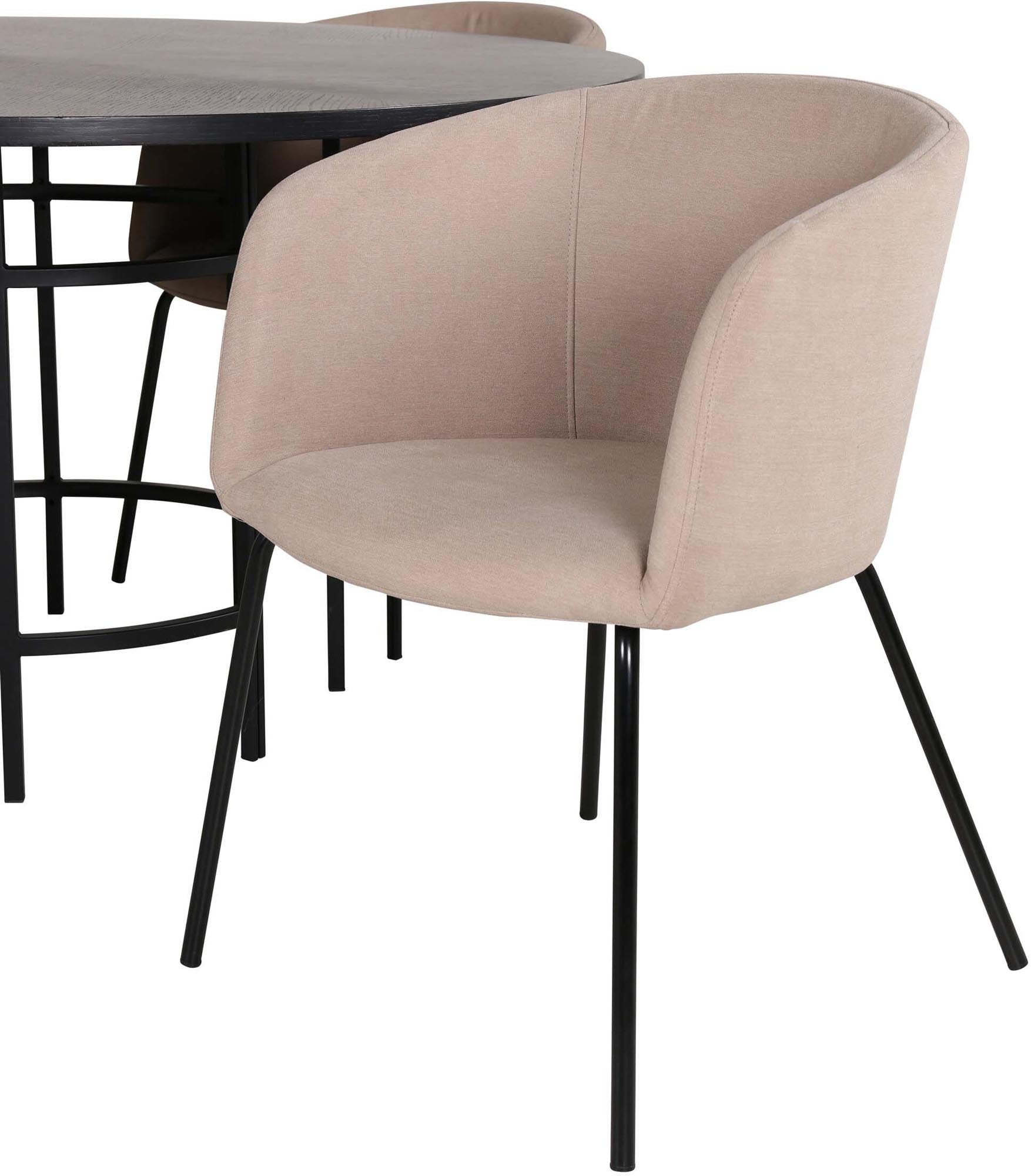 Entdecken Sie das Esszimmerset Copenhagen + Berit: Moderner Esstisch und stilvolle Stühle für gesellige Abende und elegantes Ambiente.