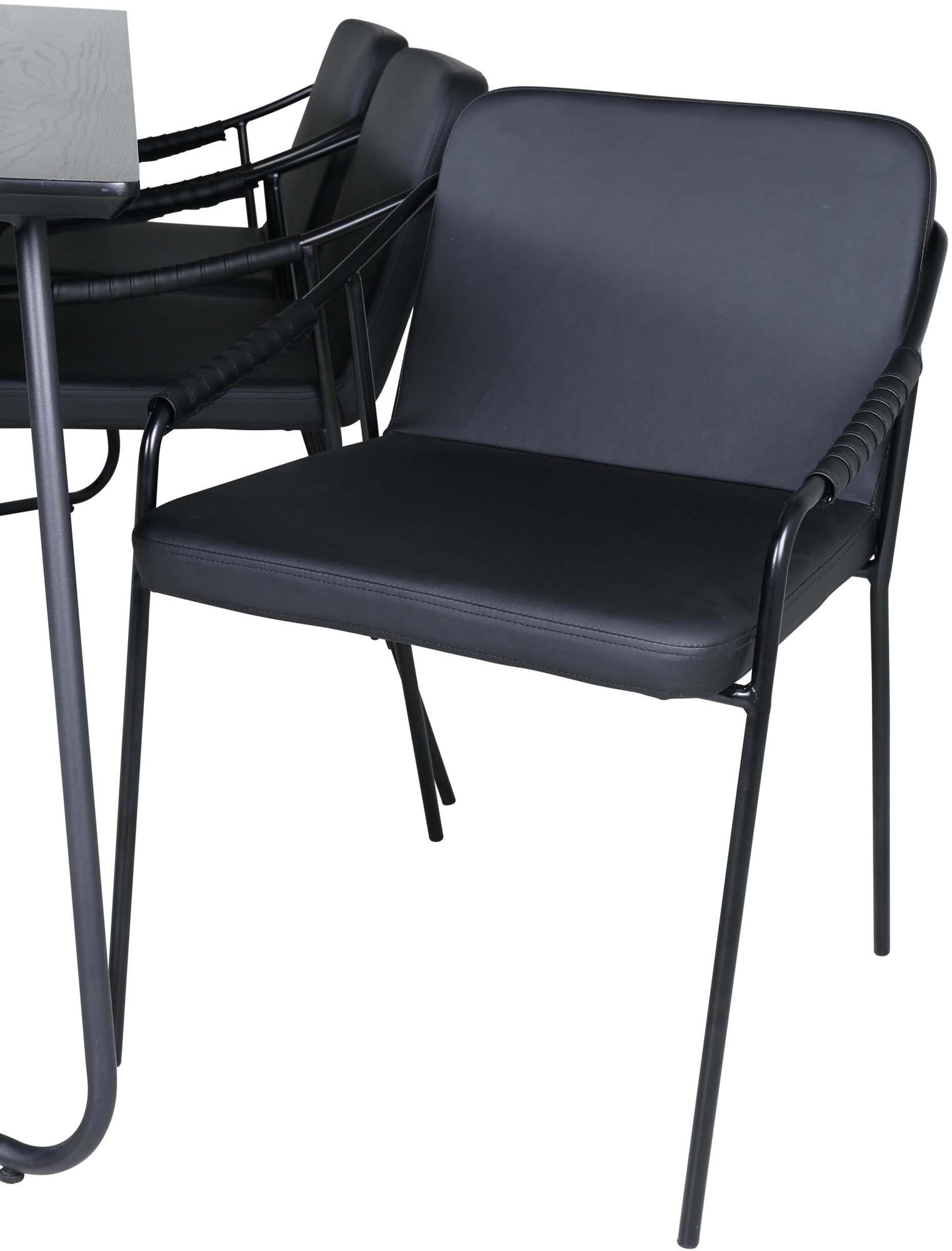 Stilvolles Petra Esszimmerset 190cm mit 6 Stühlen von Venture Home.