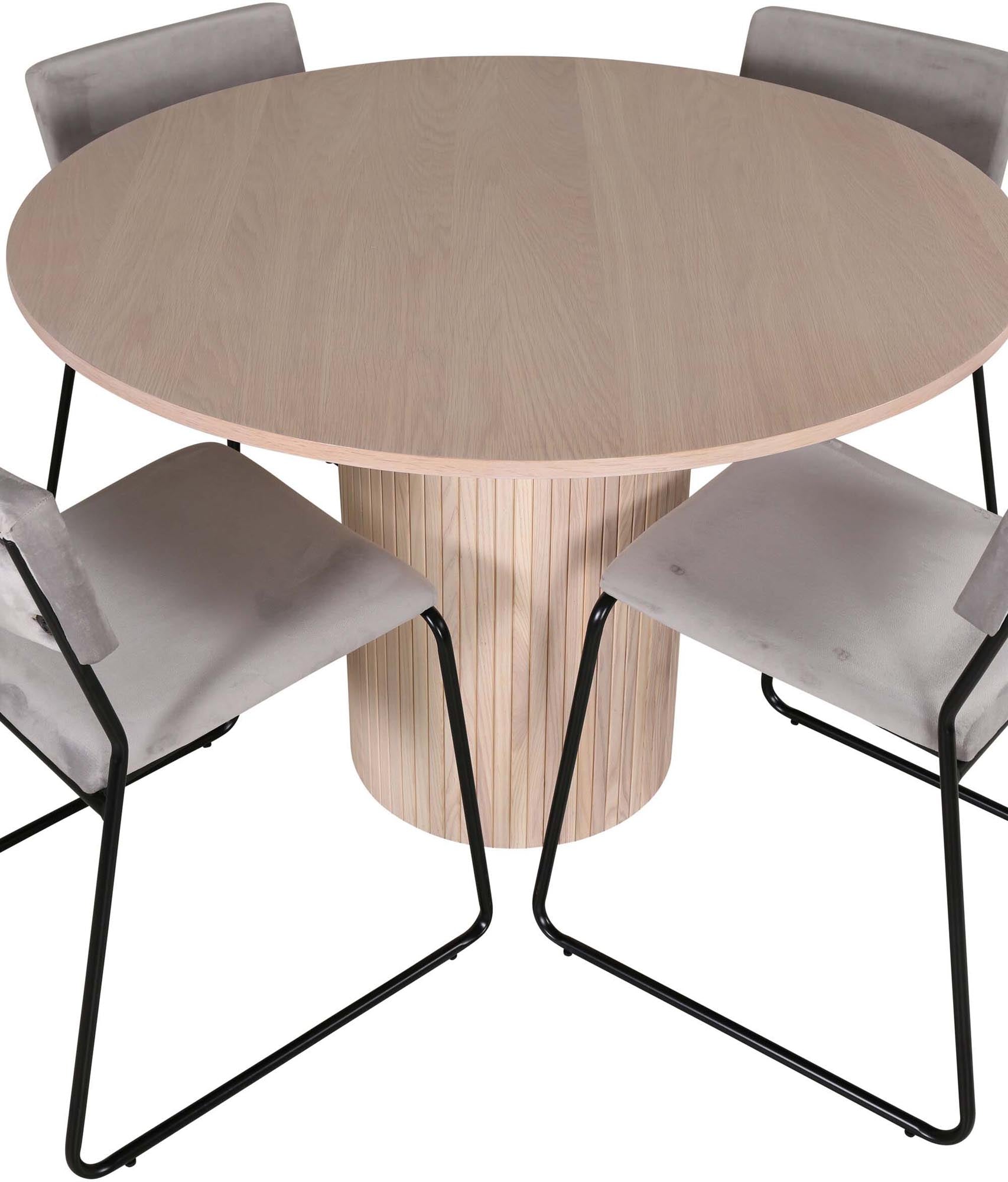 Elegantes Bianca Esszimmerset: Perfekte Harmonie aus Stil und Komfort.