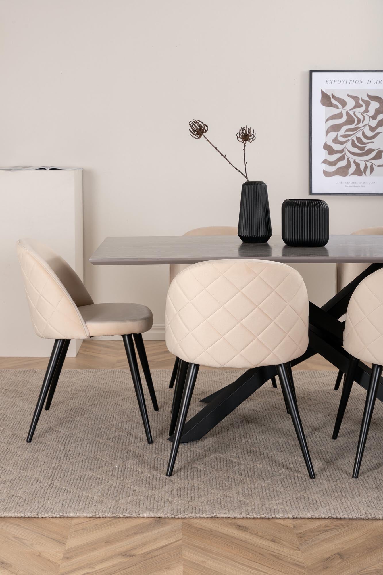 Stilvolles Piazza Esszimmerset: Velvet-Charme für Ihr Zuhause.