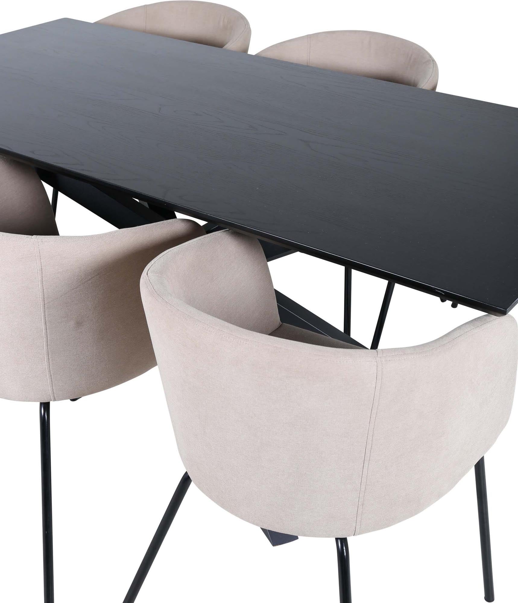 Stilvolles Esszimmerset Piazza von Venture Home: Moderner Tisch und komfortable Stühle für einladende Dinner-Atmosphäre.