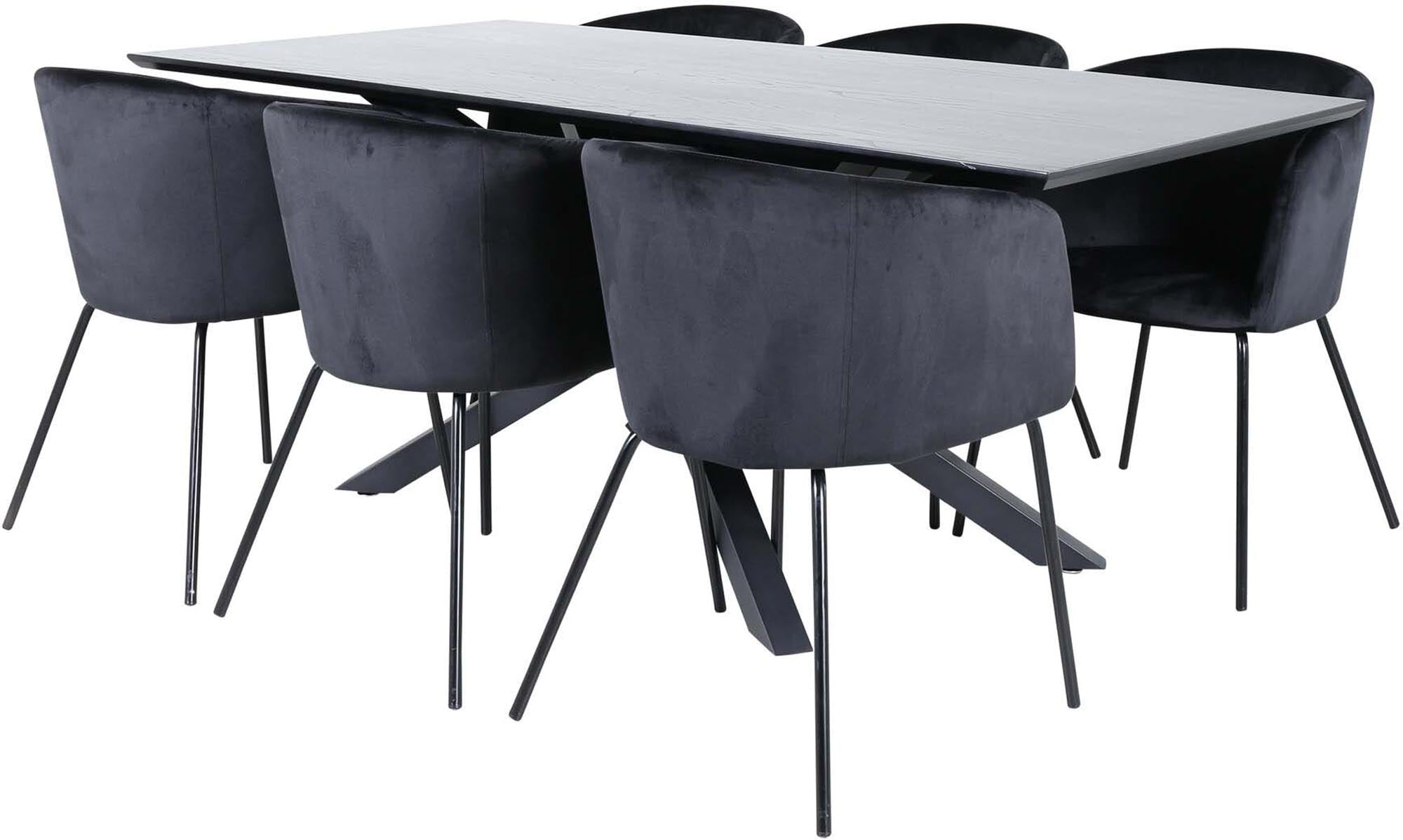 Piazza Esszimmerset + Berit 180cm/6St.: Eleganz trifft Funktionalität für einladende Esszimmer. Hochwertige Materialien und modernes Design.