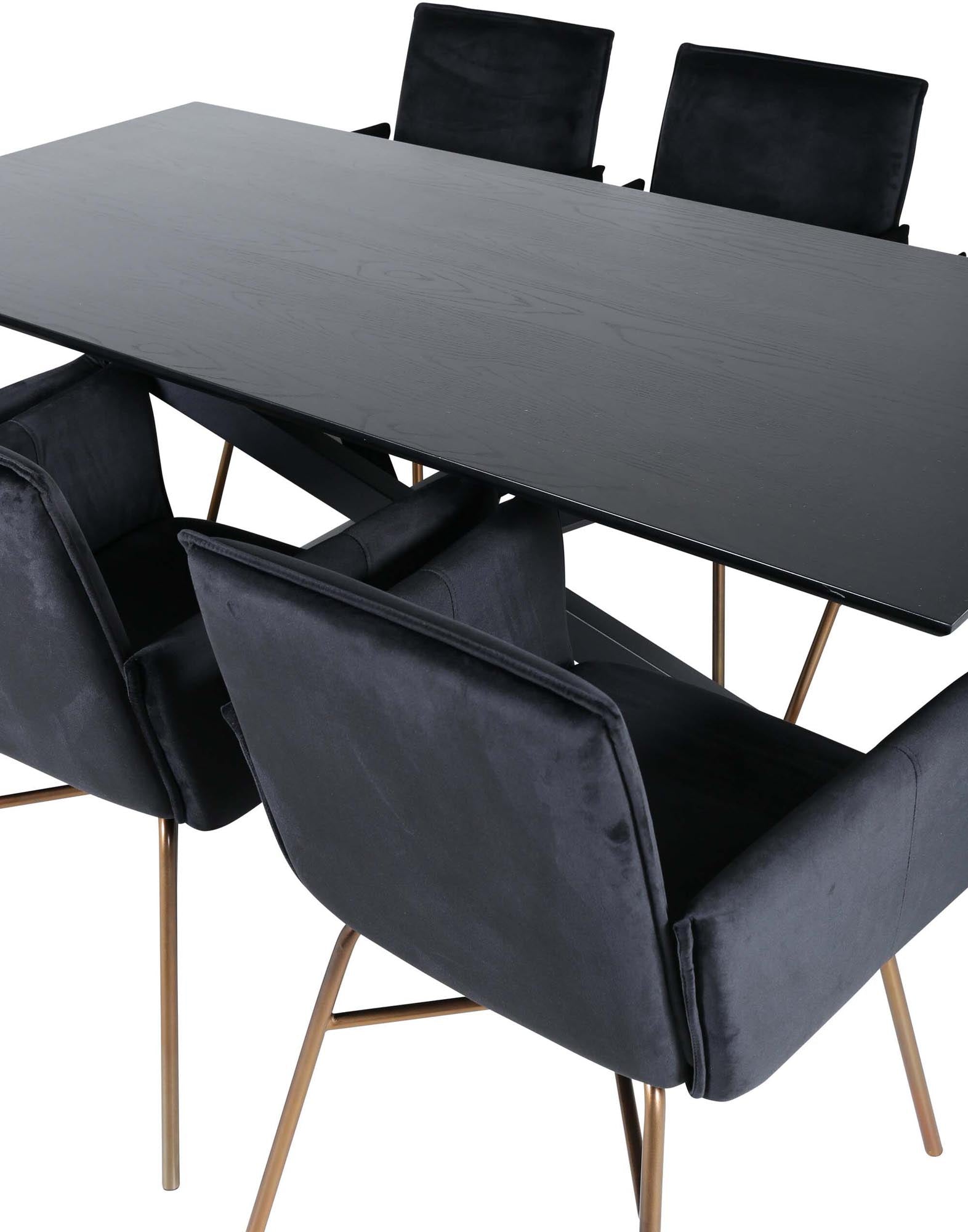 Entdecken Sie das Piazza Esszimmerset + Petra 180cm/6St. von Venture Home – stilvolles Design, luxuriöse Materialien und perfekten Komfort für gesellige Abende.