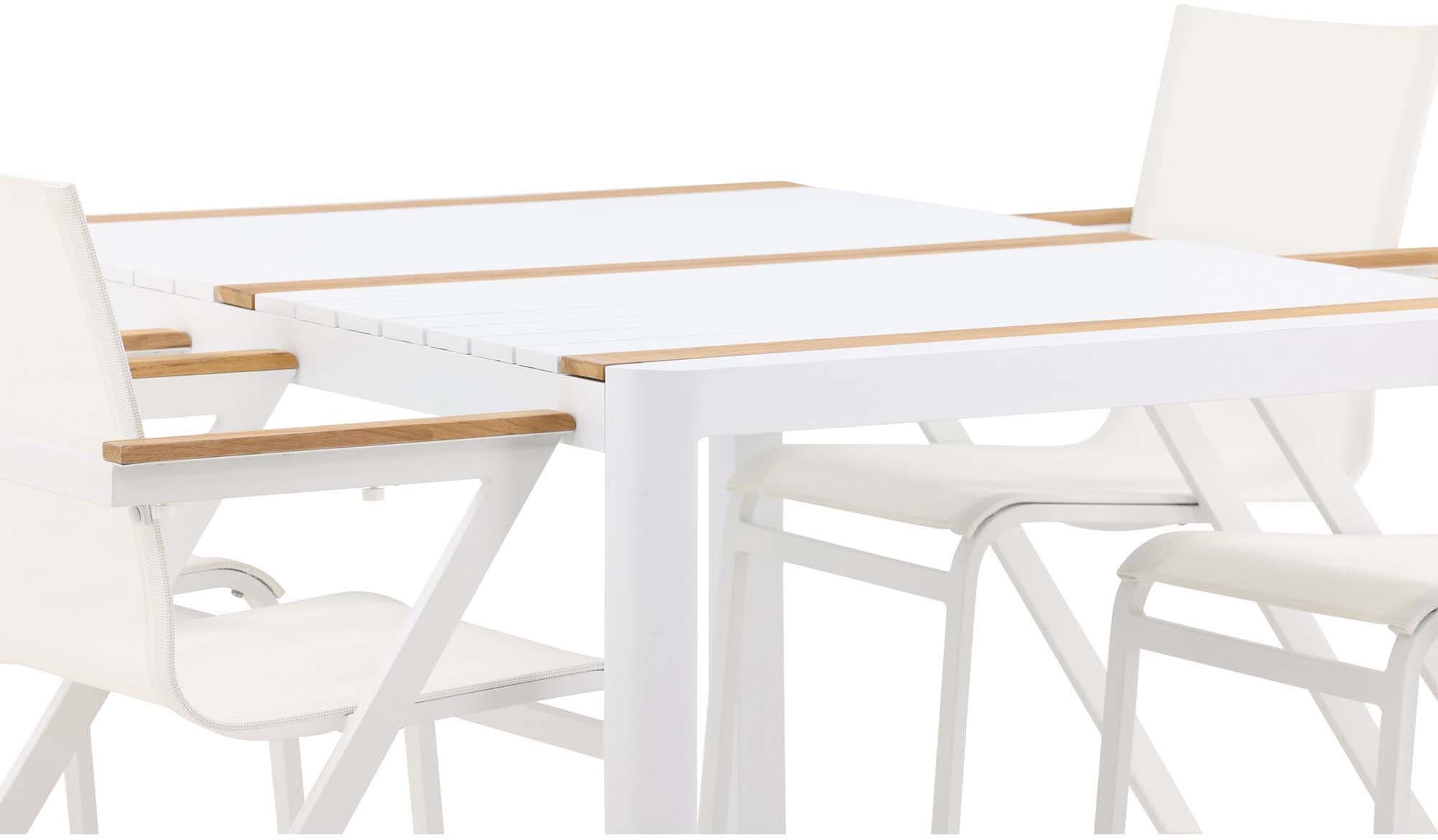 Stylisches 4-teiliges ToGo Outdoor Tischset Mexico (150 cm) für entspannte Stunden im Freien. Ideal für Terrasse und Garten.