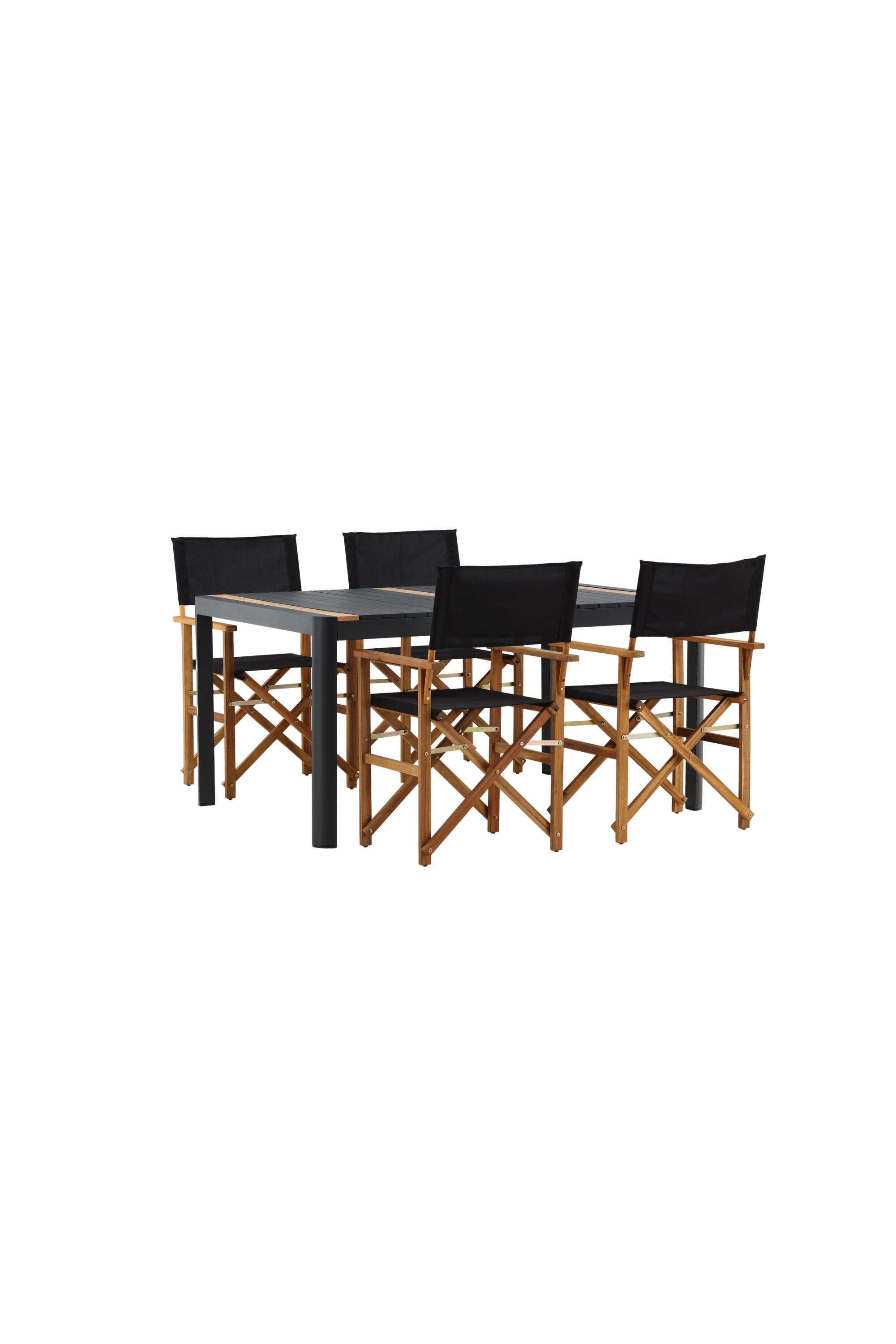 Togo Outdoor-Tischset + Marion 150cm/4St. in Natur präsentiert im Onlineshop von KAQTU Design AG. Gartentischset ist von Venture Home