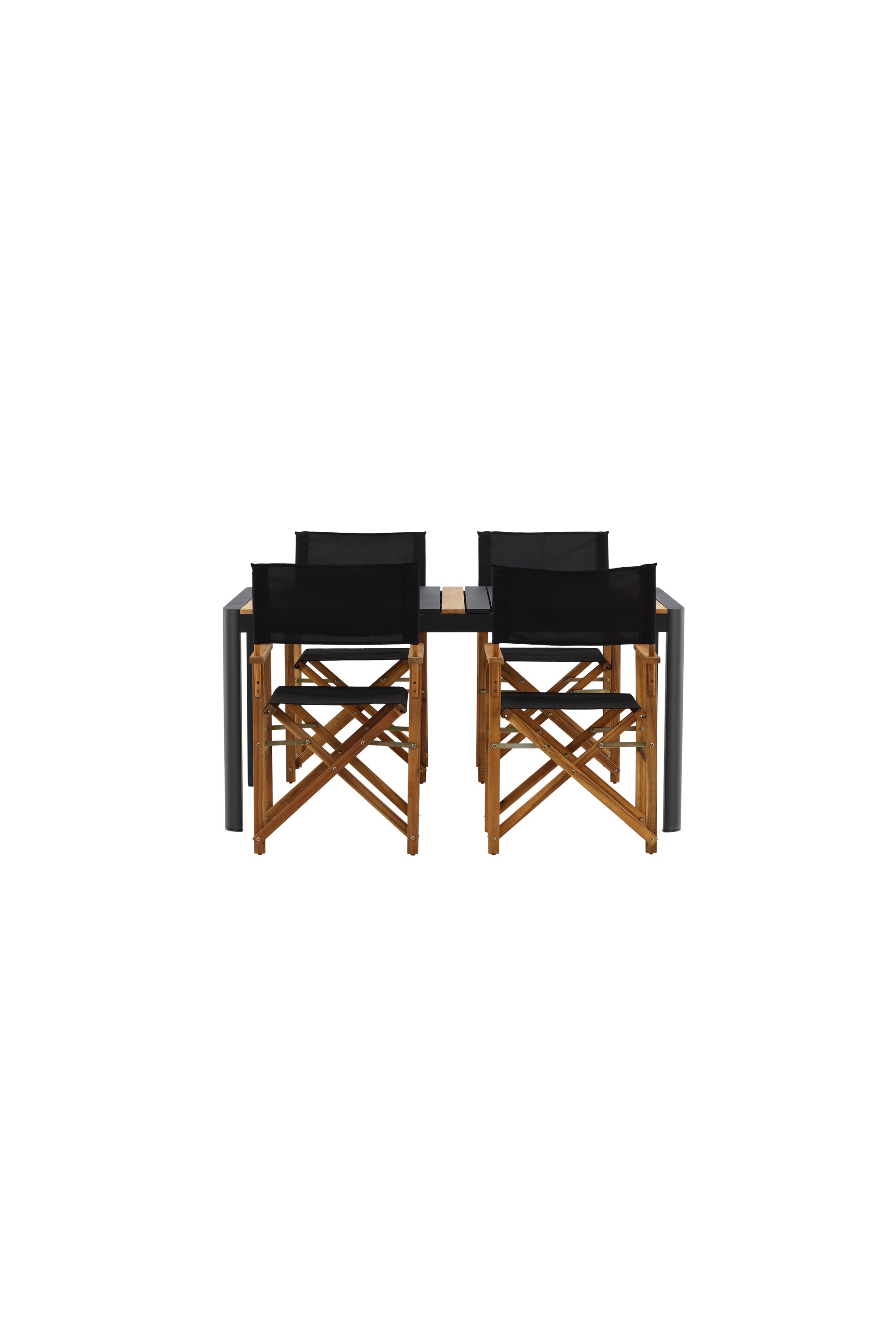 Togo Outdoor-Tischset + Marion 150cm/4St. in Natur präsentiert im Onlineshop von KAQTU Design AG. Gartentischset ist von Venture Home