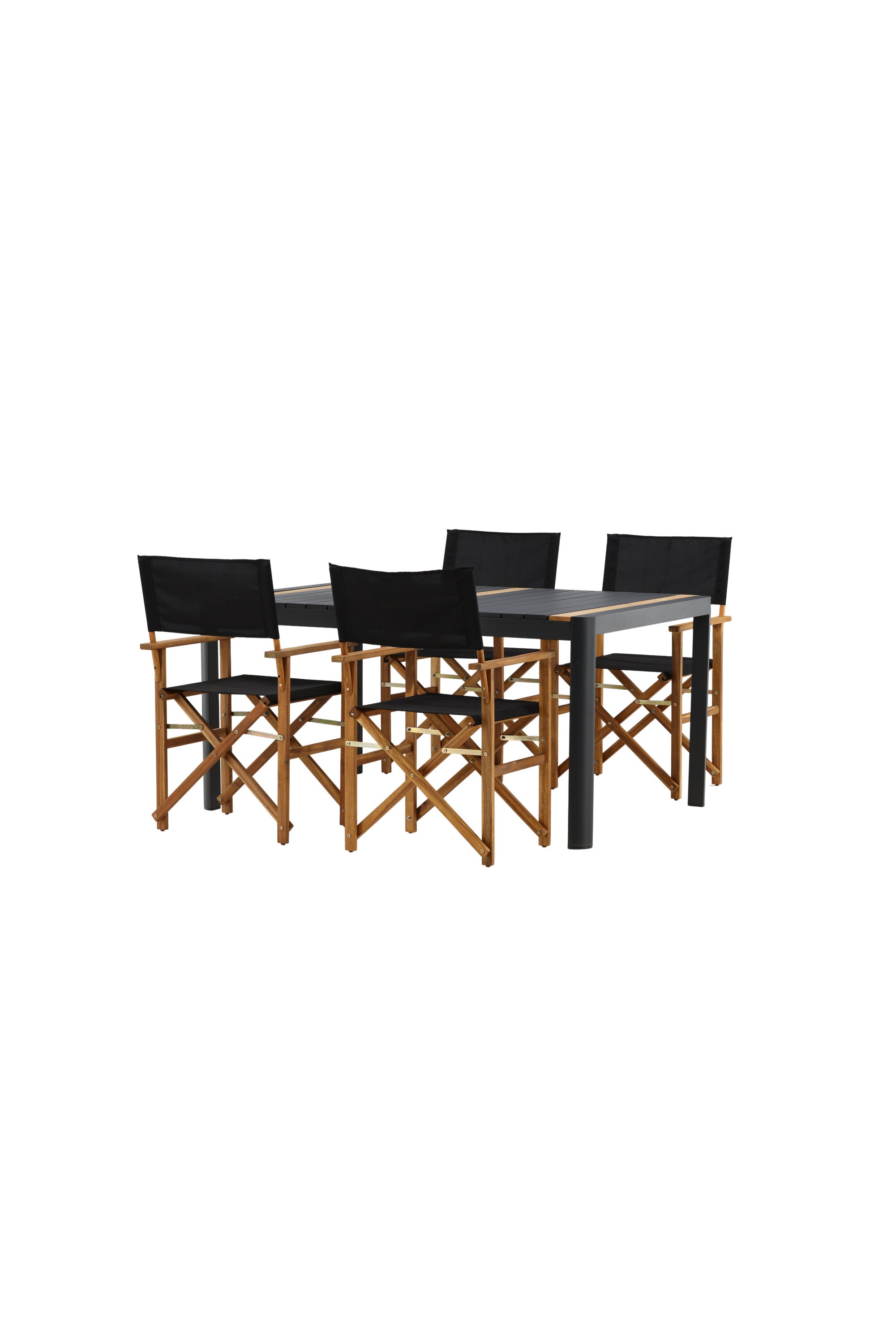 Togo Outdoor-Tischset + Marion 150cm/4St. in Natur präsentiert im Onlineshop von KAQTU Design AG. Gartentischset ist von Venture Home