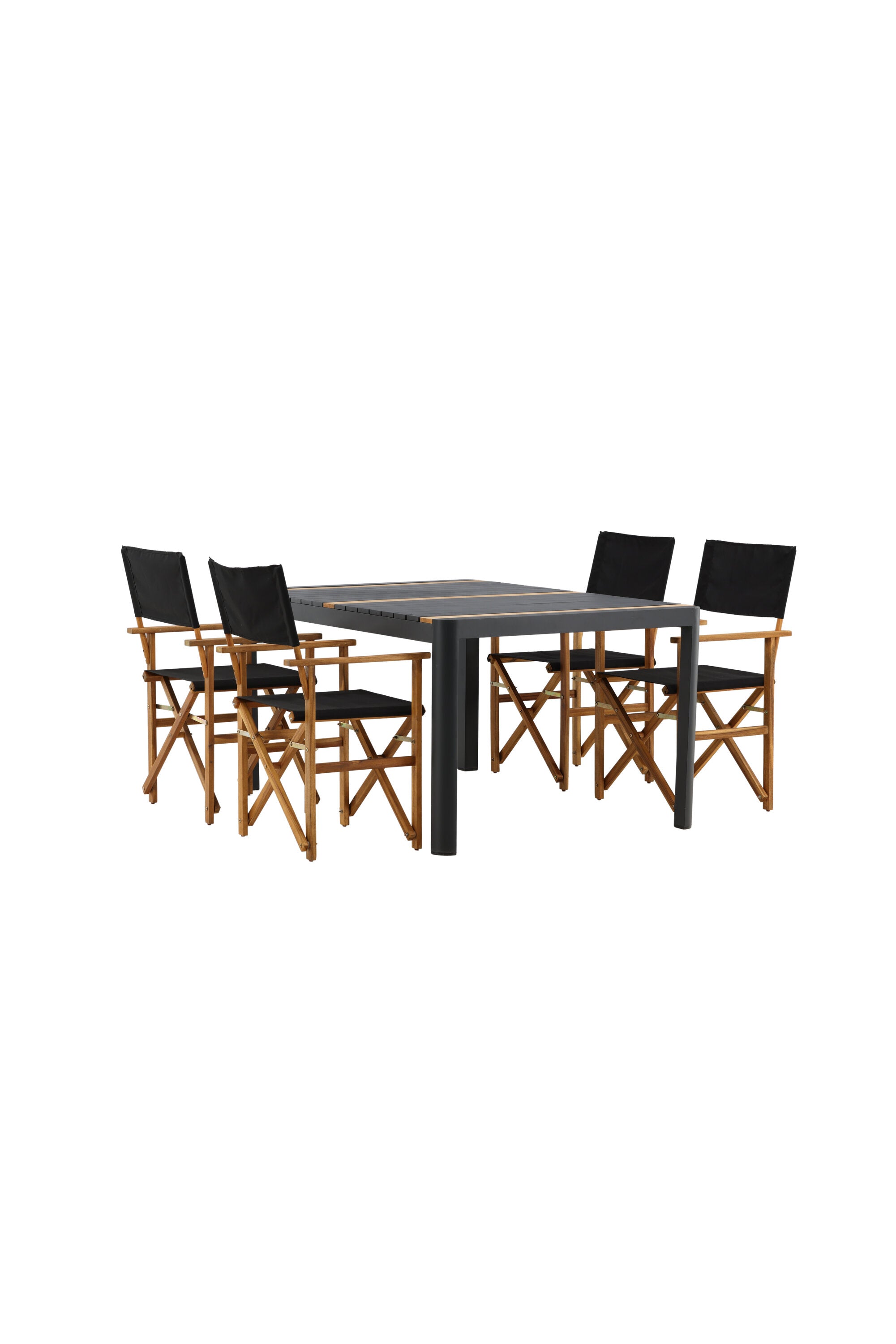 Togo Outdoor-Tischset + Marion 150cm/4St. in Natur präsentiert im Onlineshop von KAQTU Design AG. Gartentischset ist von Venture Home